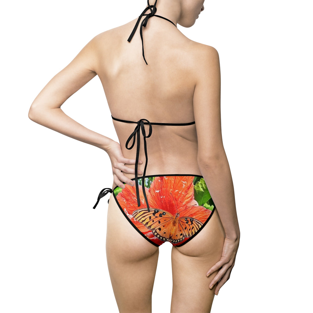 Vibrant Floral Women's Bikini Swimsuit