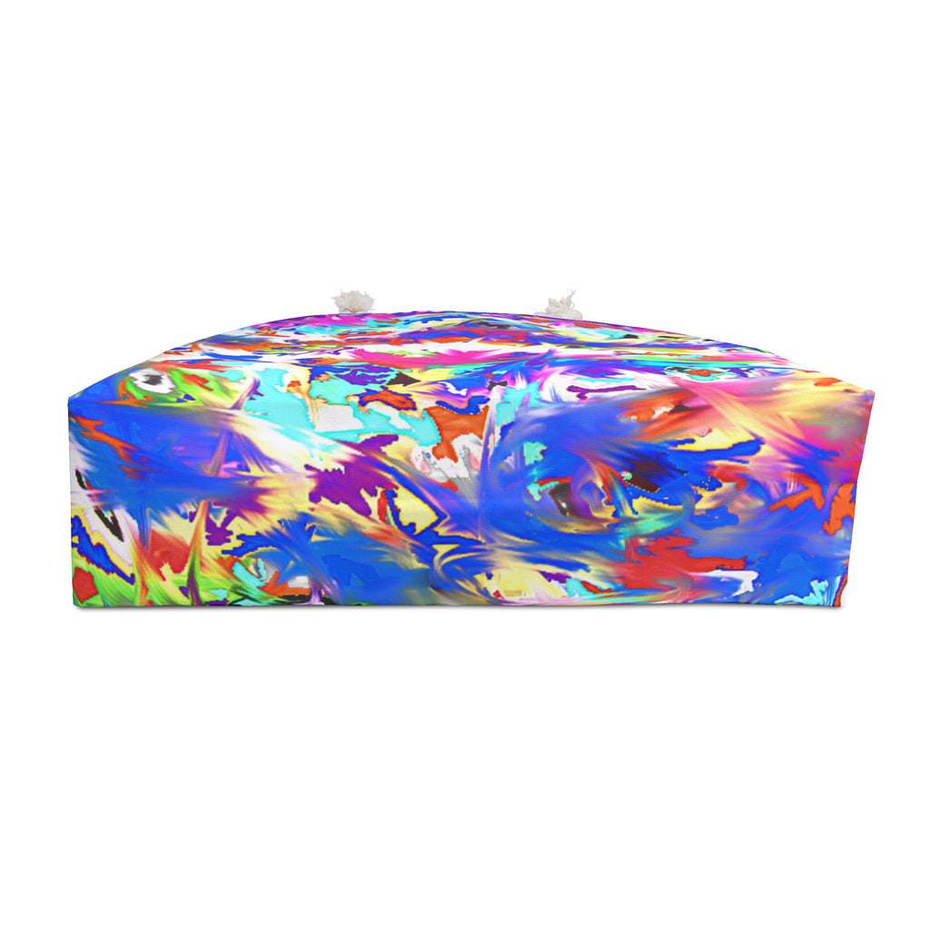 Vivid Abstract Splash Weekender Bag