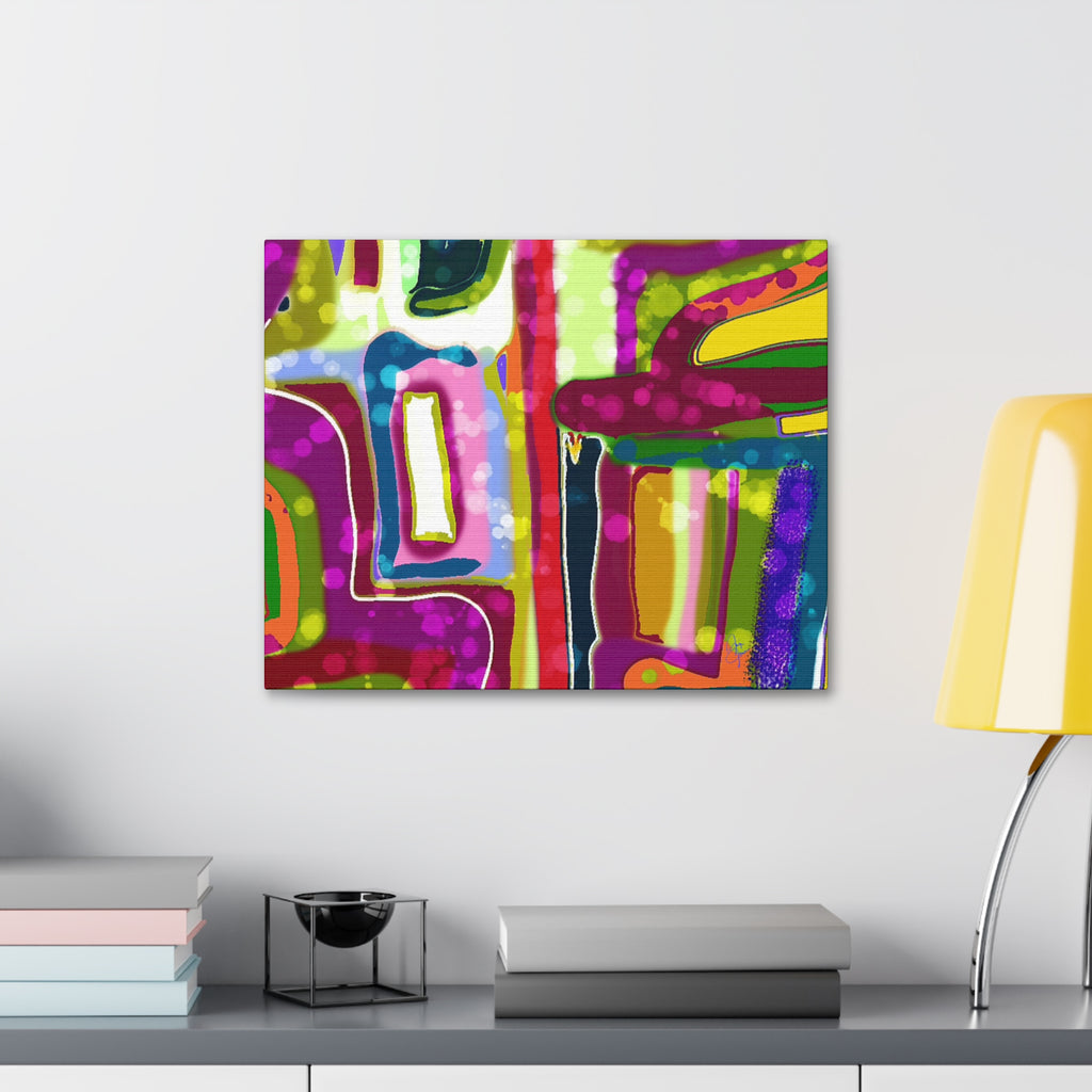 Abstract Colorburst Canvas – Vibrant Pop Art Wall Decor