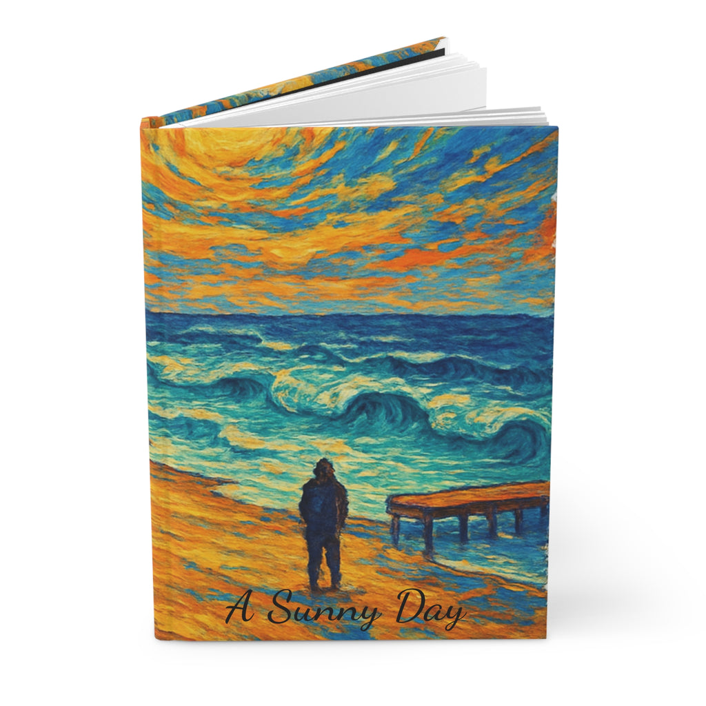 Hardcover Journal Matte - A Sunny Day Journal, Van Gogh Inspired