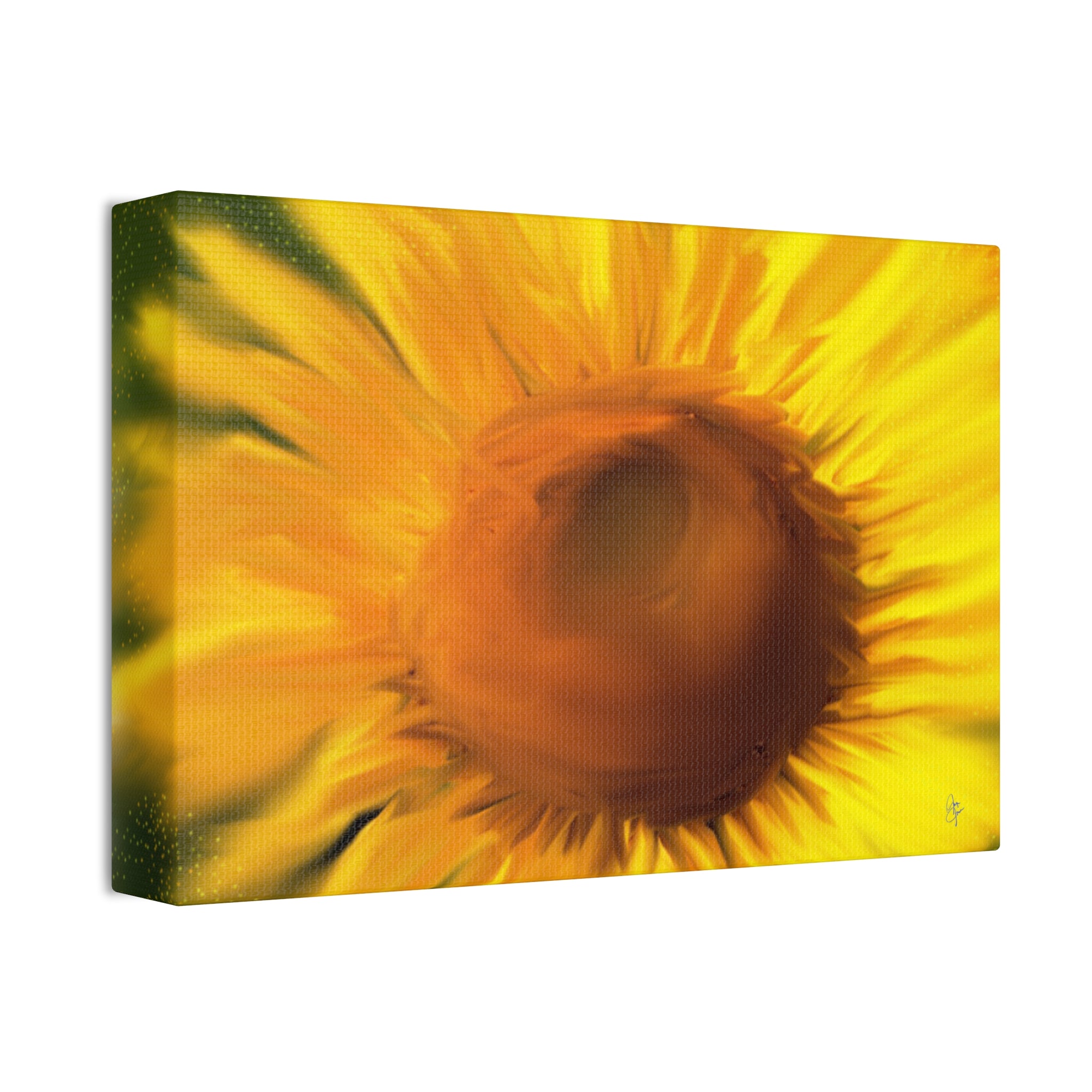 Sunflower Canvas Wall Art — Vibrant Floral Stretched Canvas