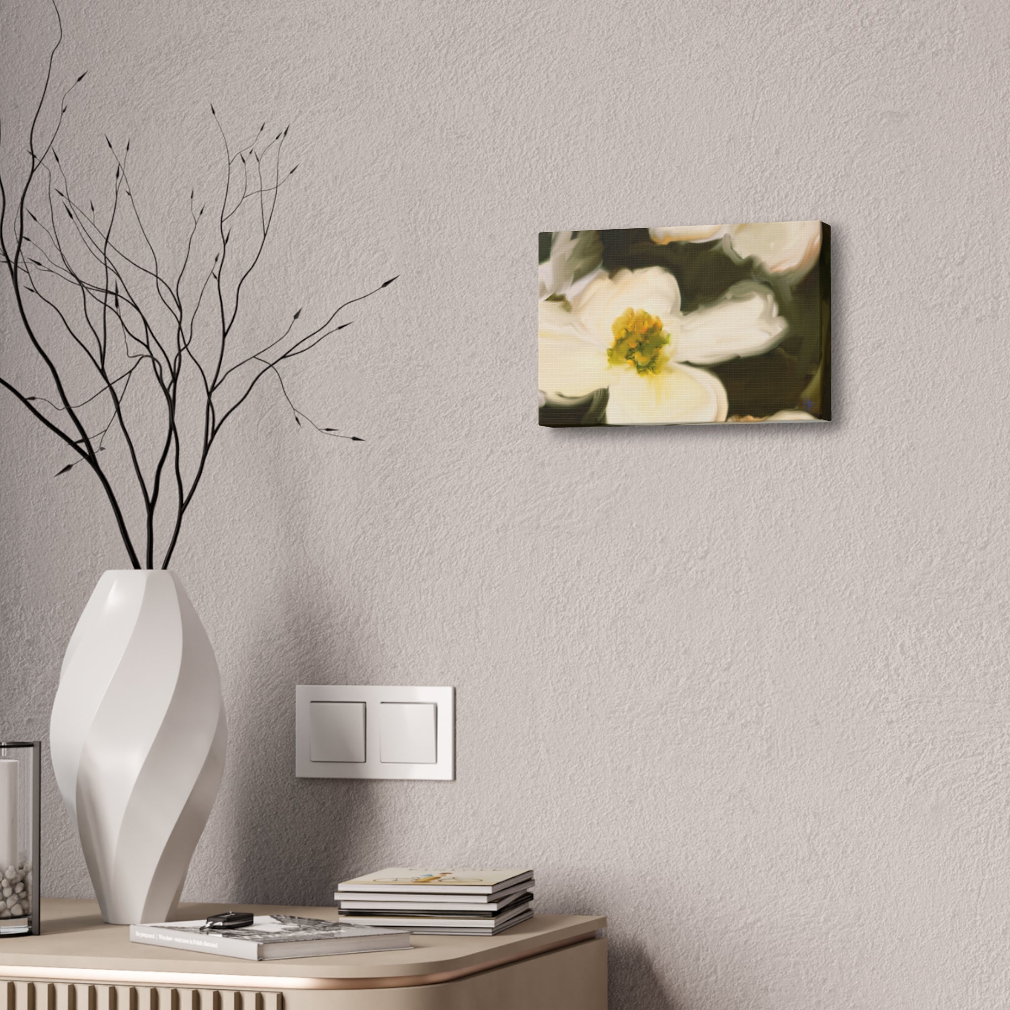 Davey Dogwood Park Palestine TX Canvas Wall Art