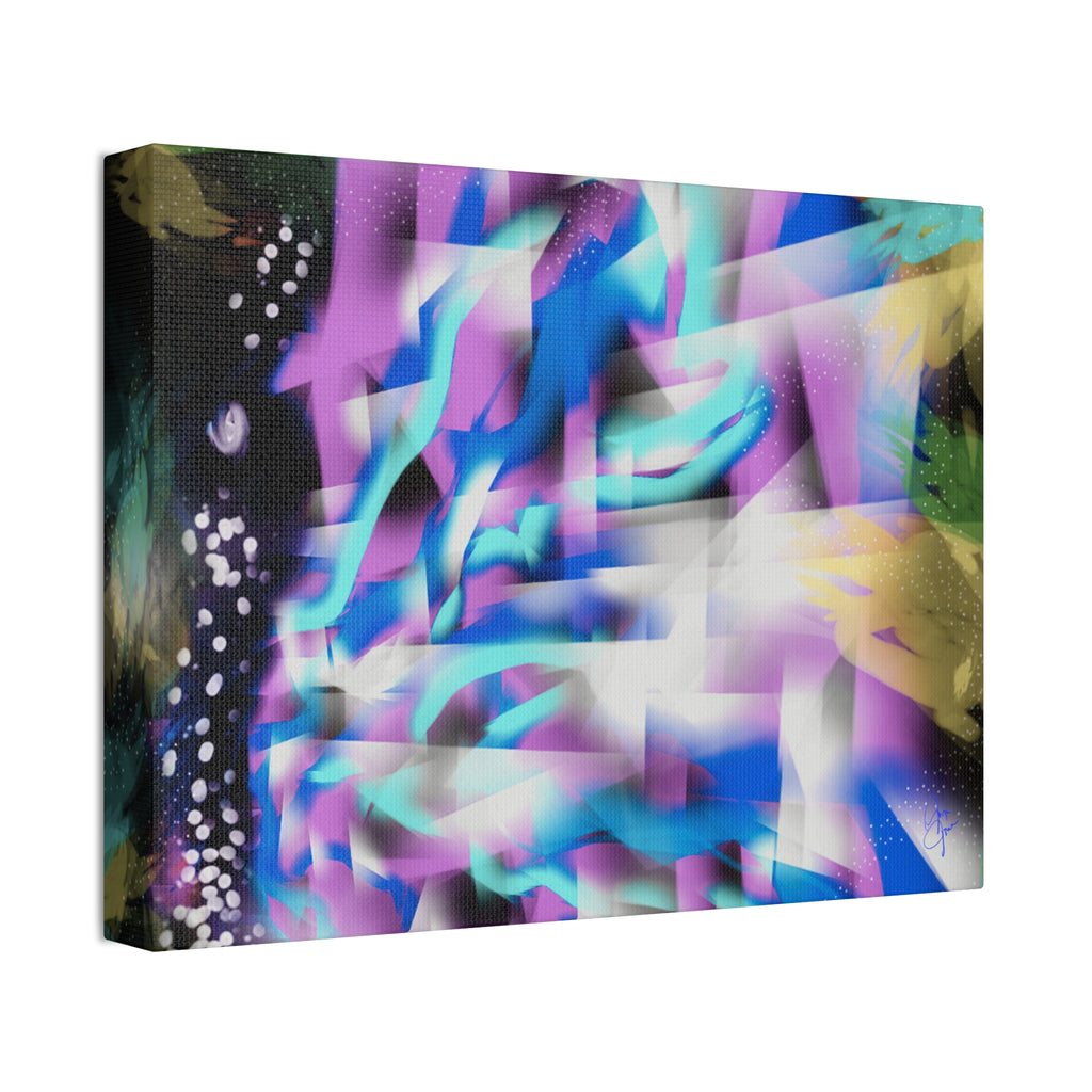 Geometric Butterfly Canvas Stretched 1.5"