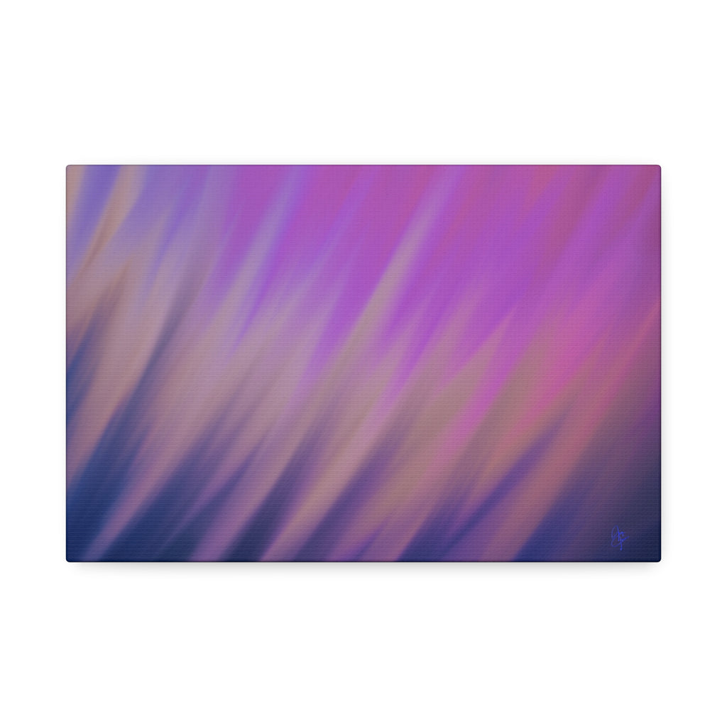 Abstract Purple Gradient Canvas Wall Art — Stretched 1.5"