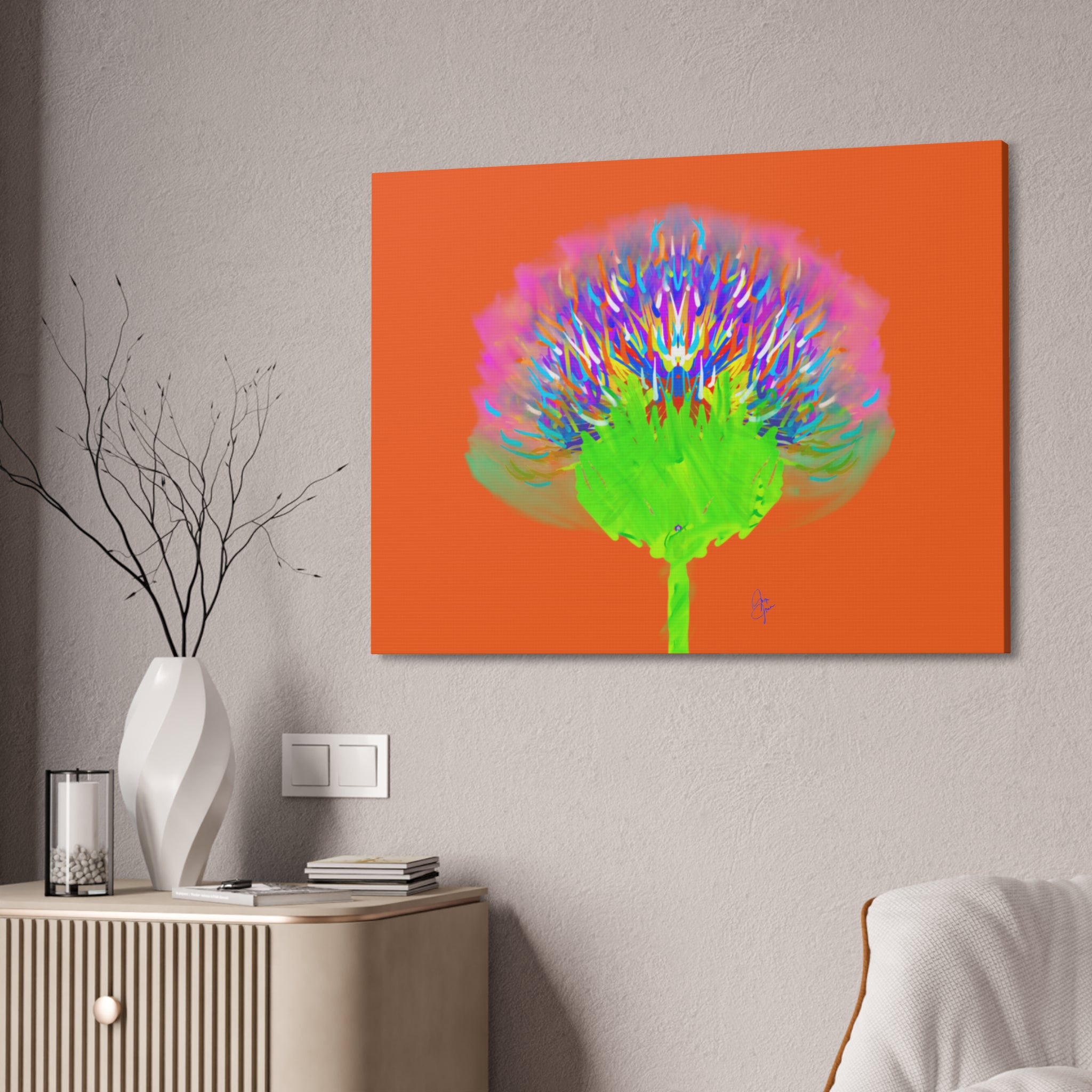 Vibrant Bloom Canvas