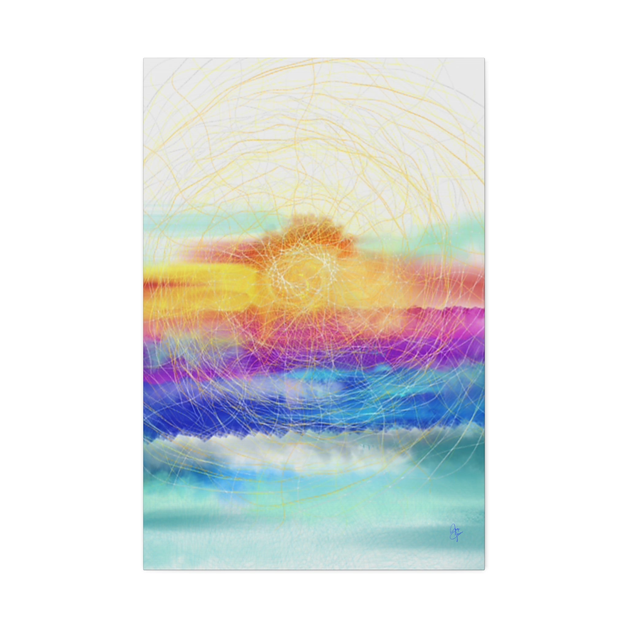Sunrise Radiance Canvas