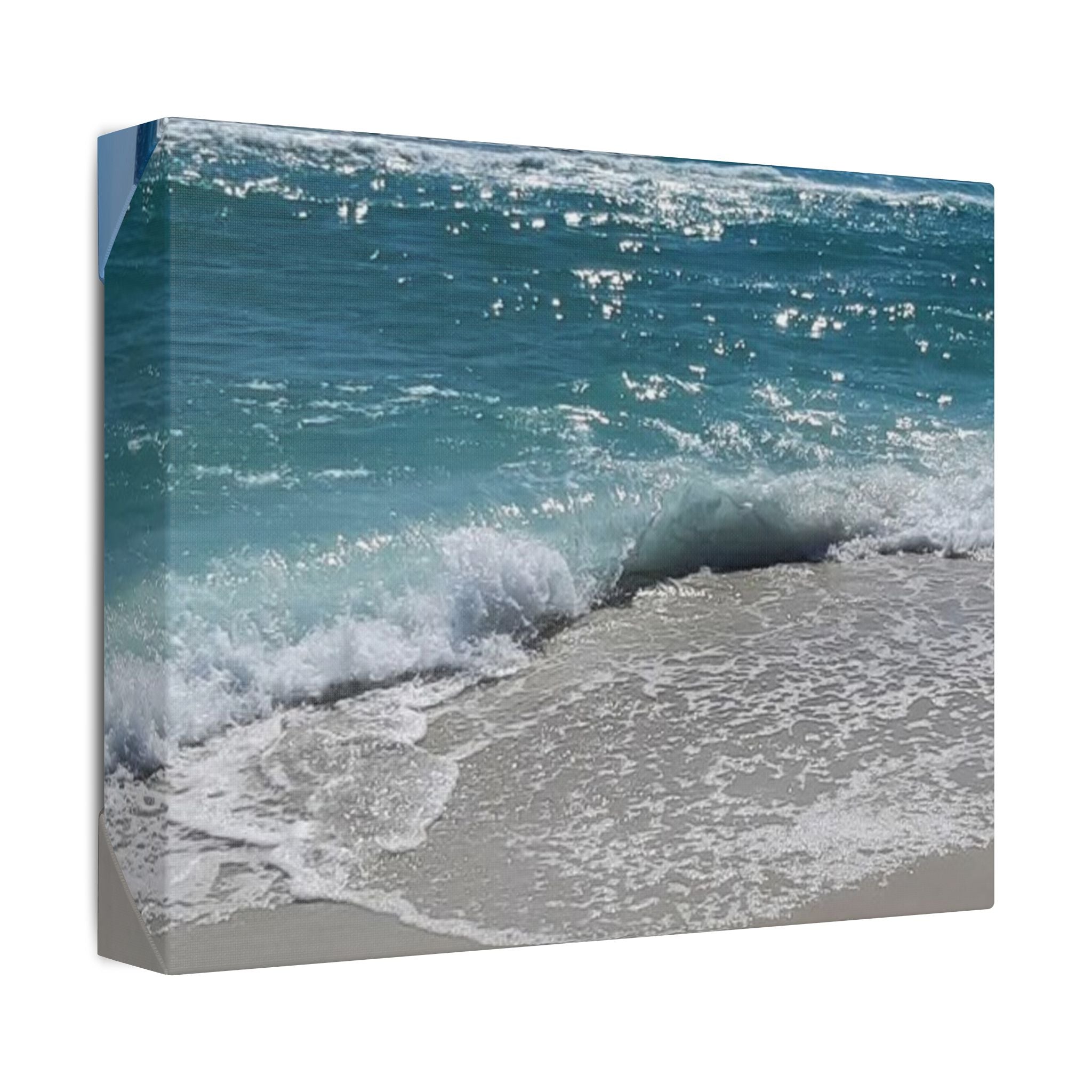 Emerald Coast Stretched Canvas — Coastal Landscape Wall Art