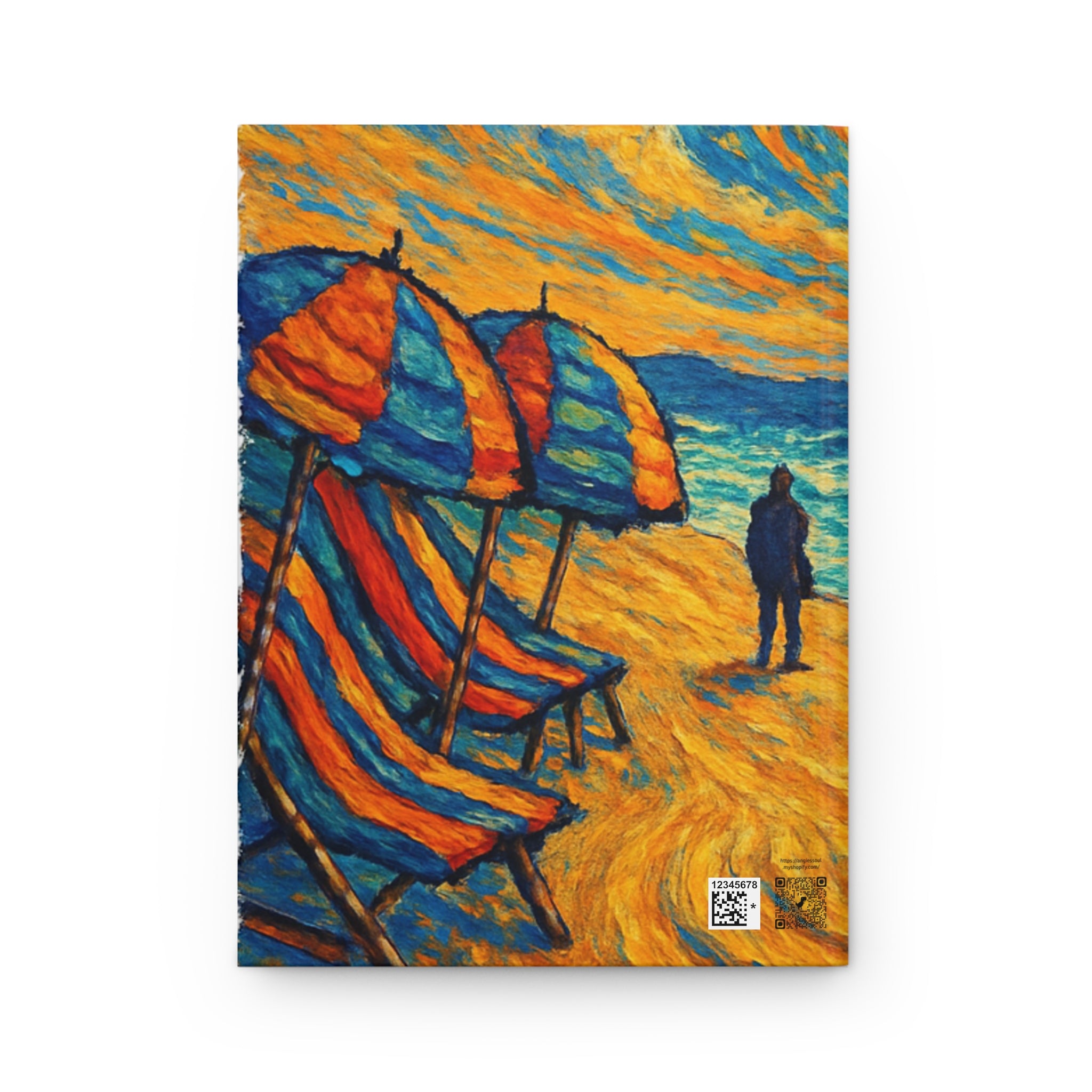 Hardcover Journal Matte - A Sunny Day Journal, Van Gogh Inspired