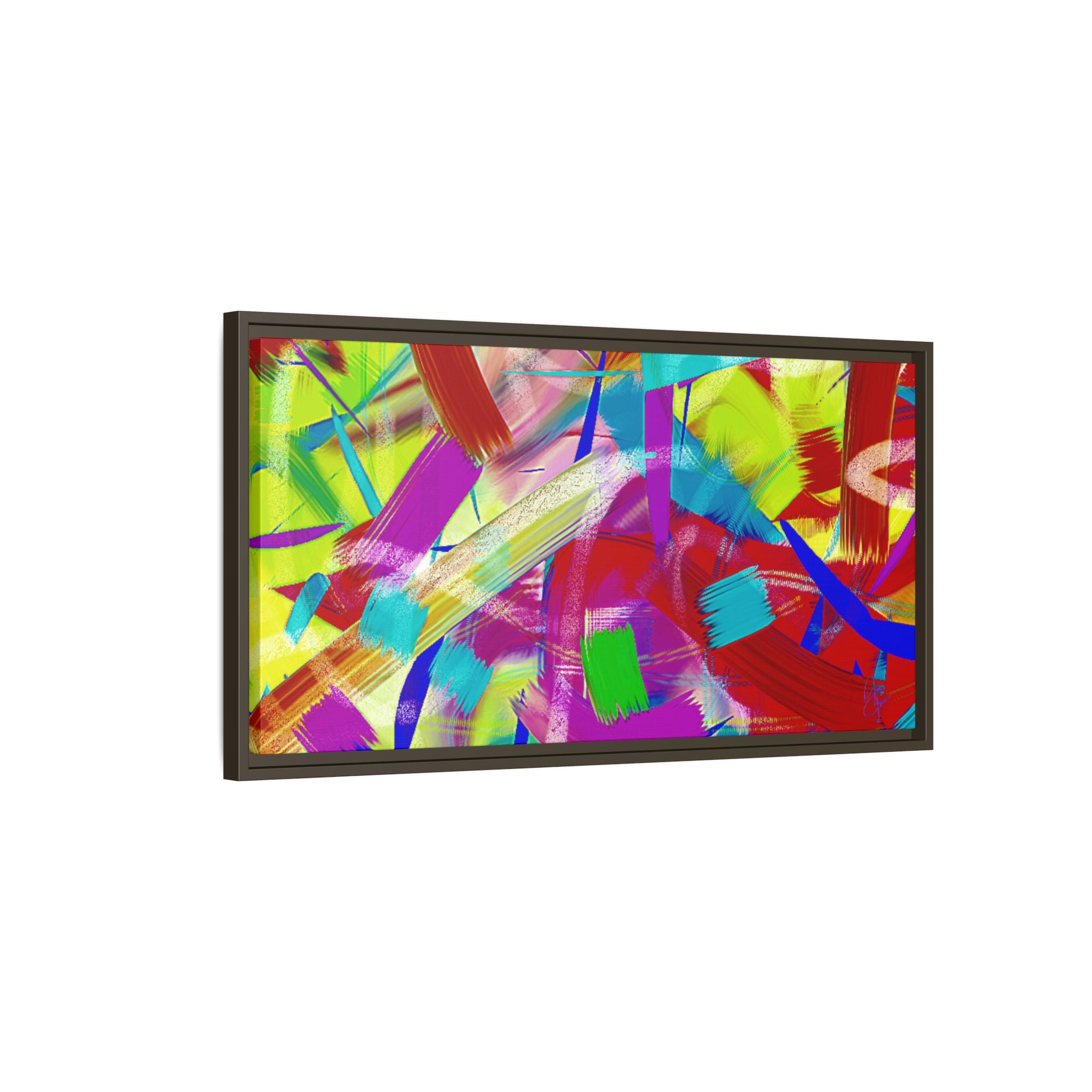 Matte Canvas, Framed (Multi-color)