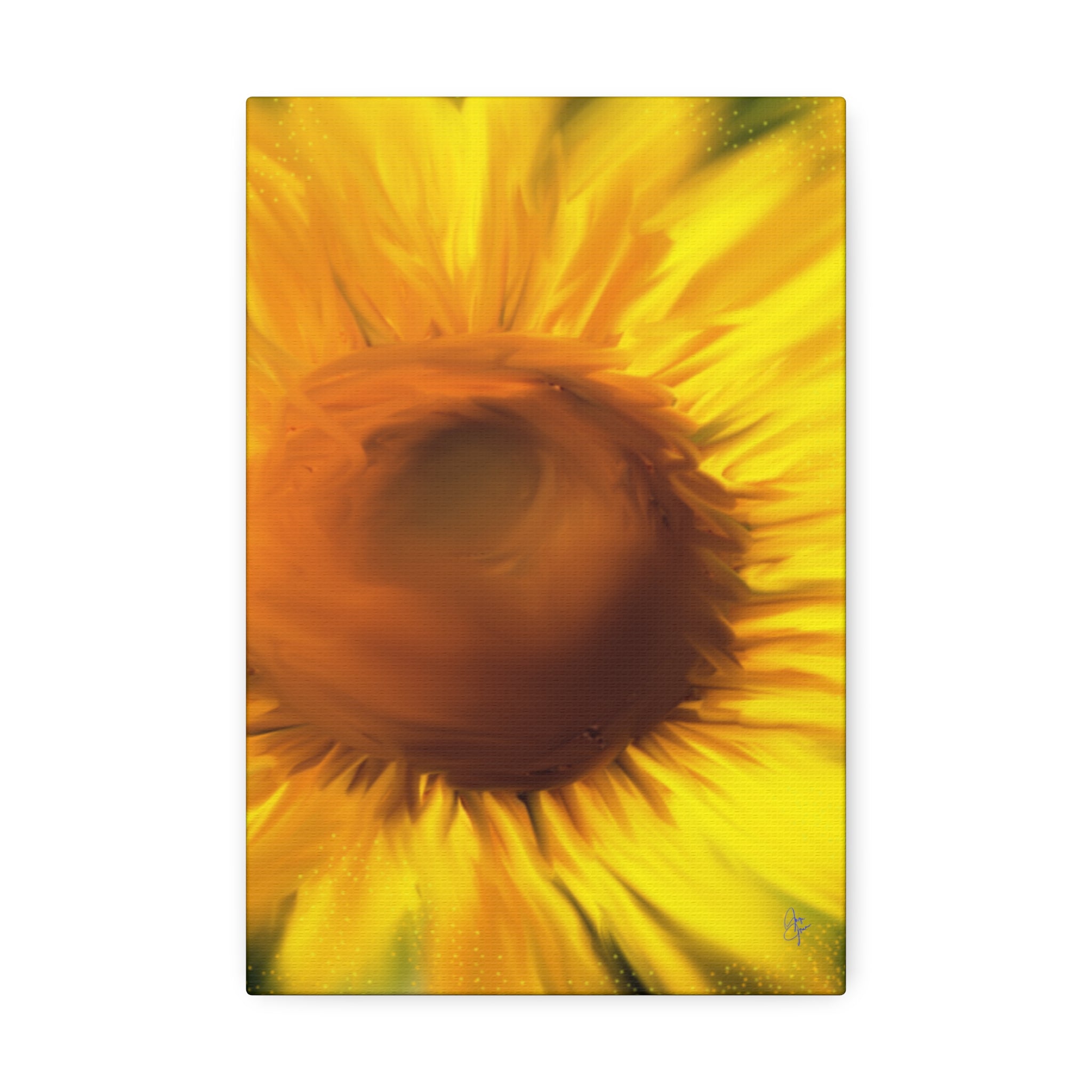 Sunflower Canvas Wall Art — Vibrant Floral Stretched Canvas