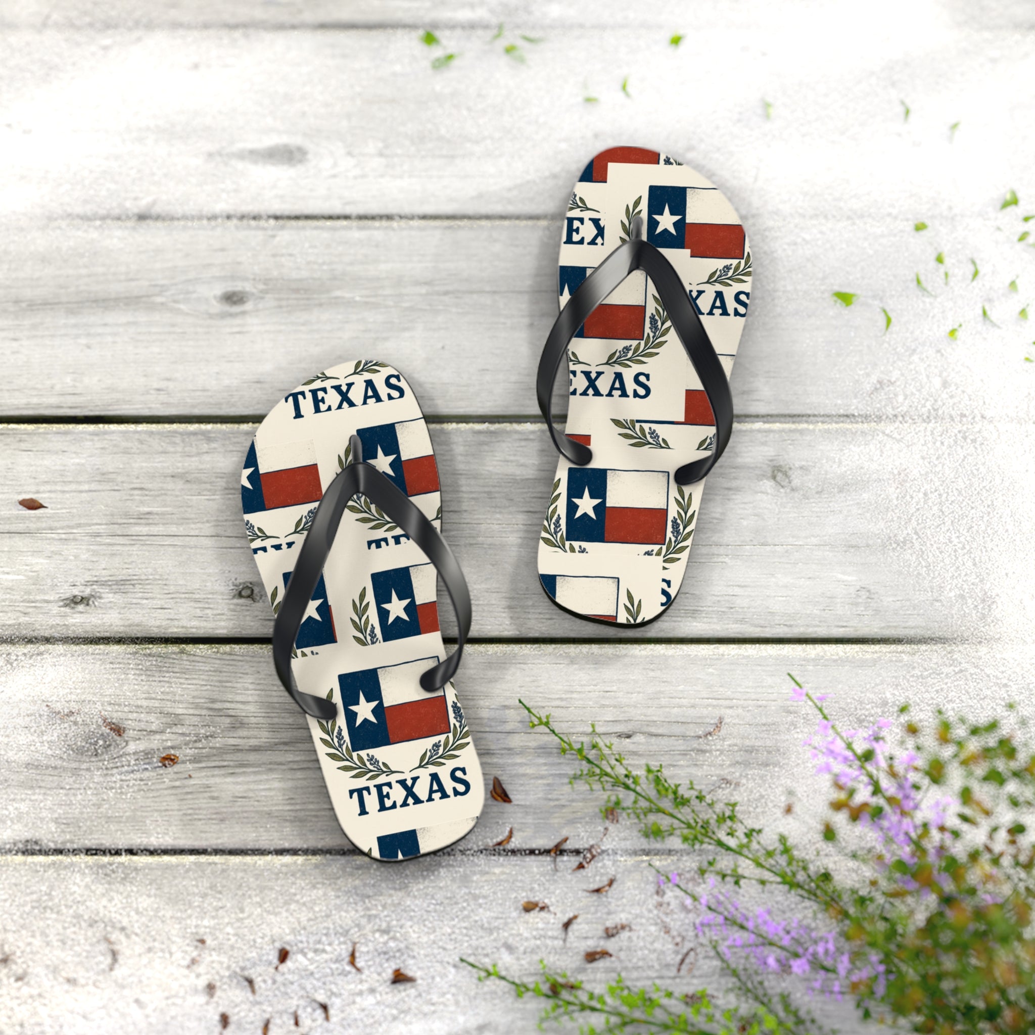 Texas Flag Flip Flops for Summer Fun