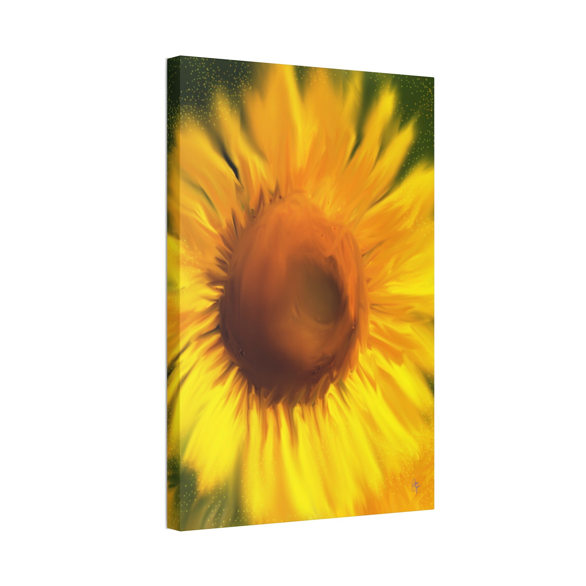 Sunflower Canvas Wall Art — Vibrant Floral Stretched Canvas