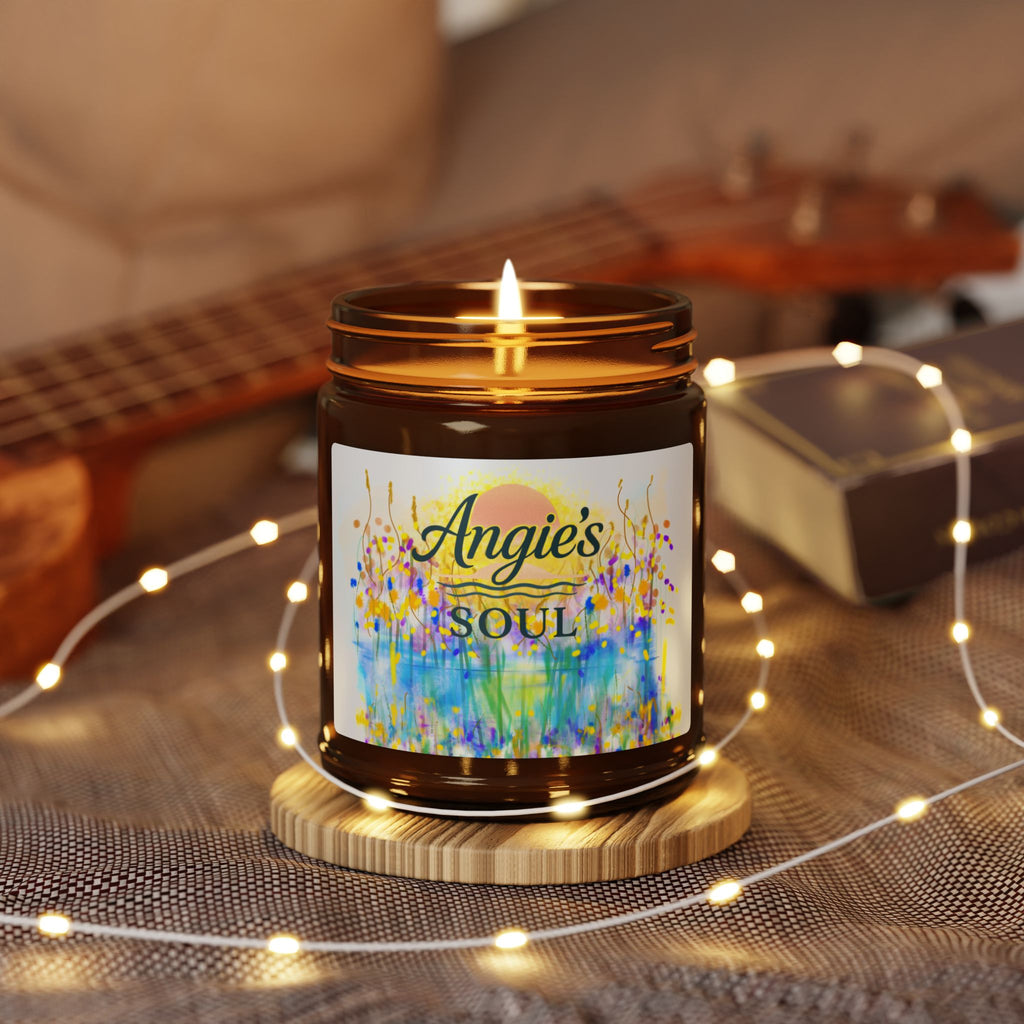 Angie's Soul Scented Soy Candle — Amber Jar Aromatherapy Candle