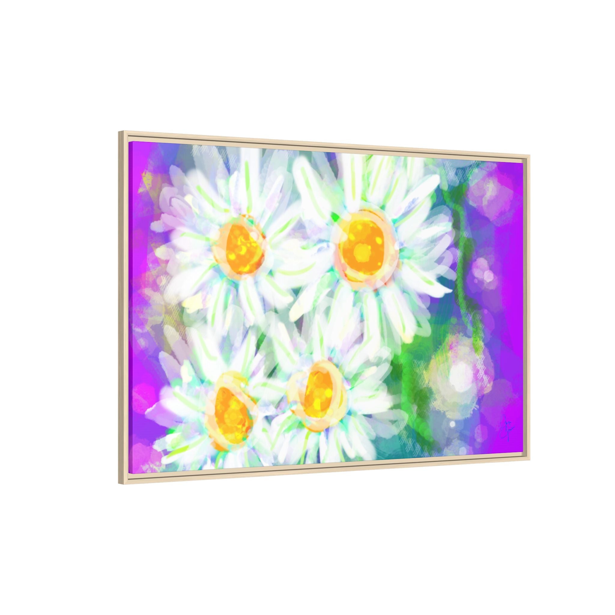 Matte Canvas, Framed (Multi-color)