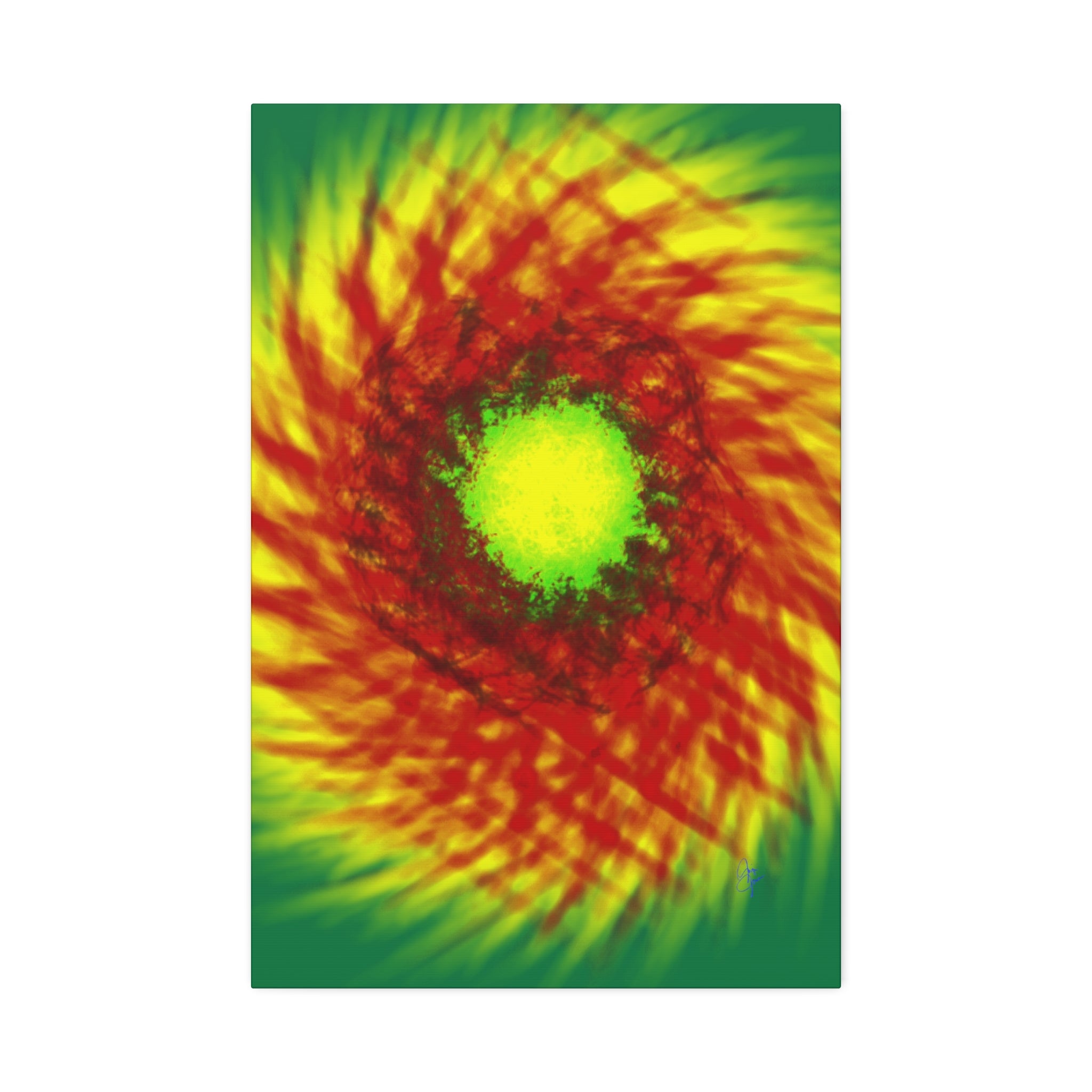 Glowing Blossom Canvas Stretched 1.5"