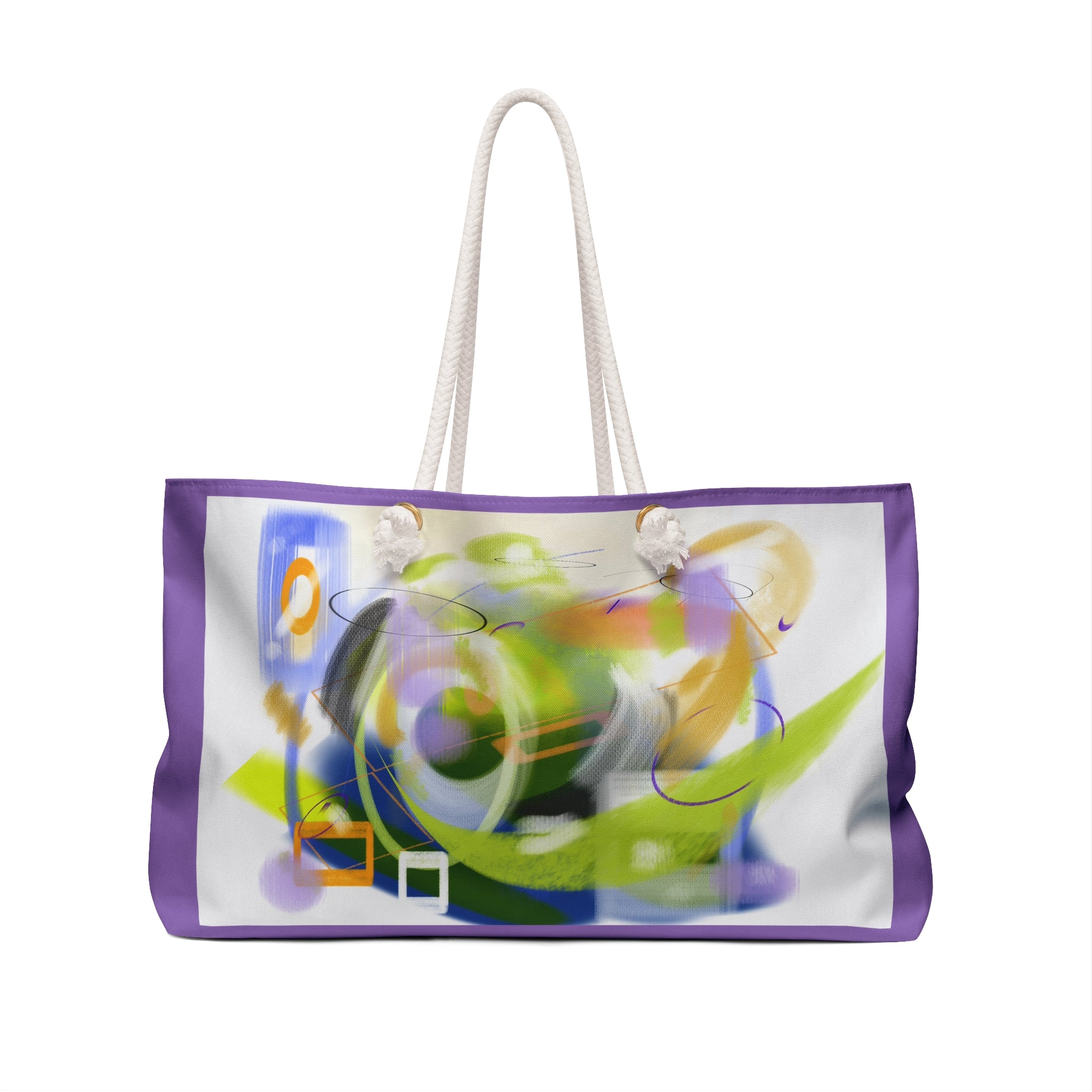 Abstract Color Swirl Weekender Bag