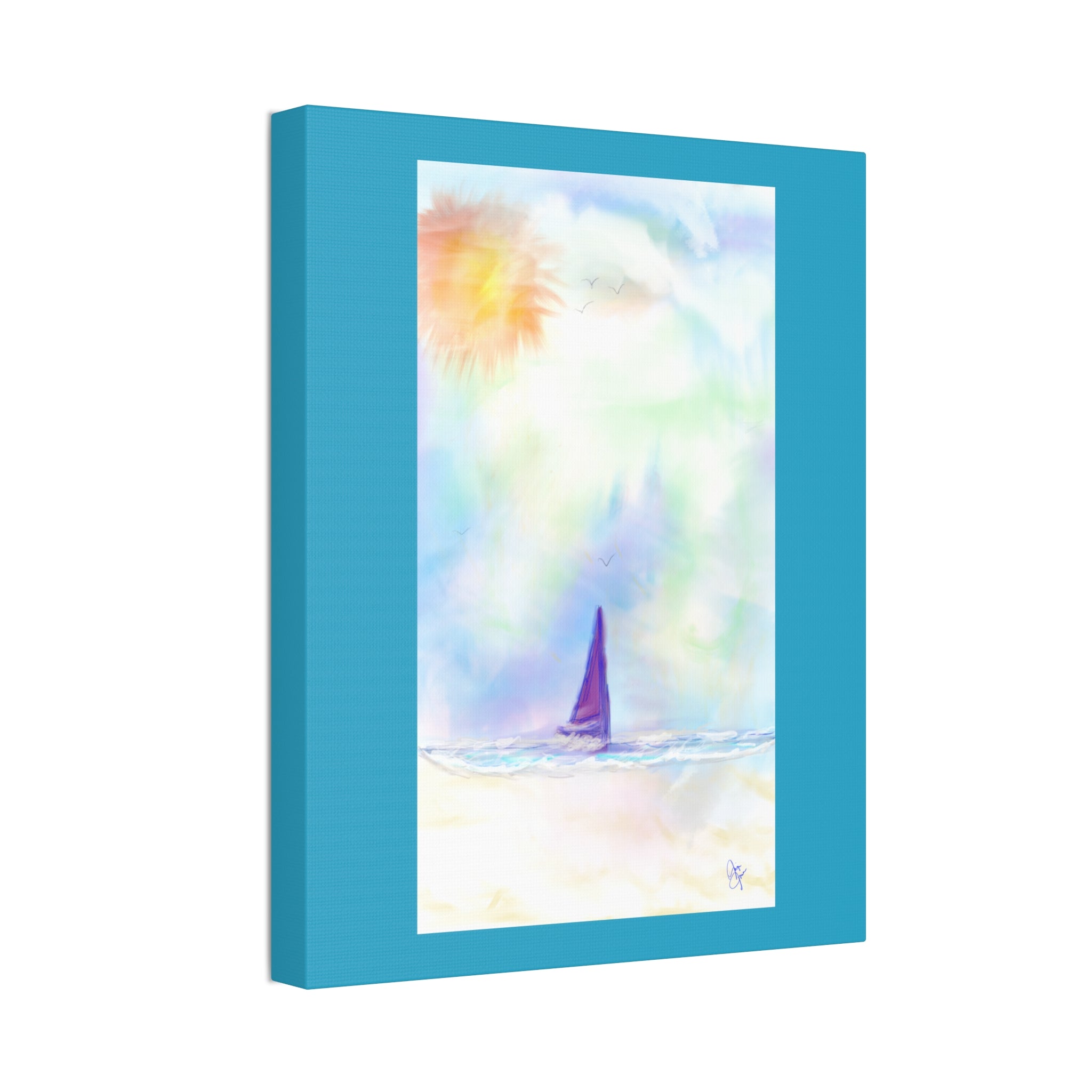 Sailboat Seascape Canvas