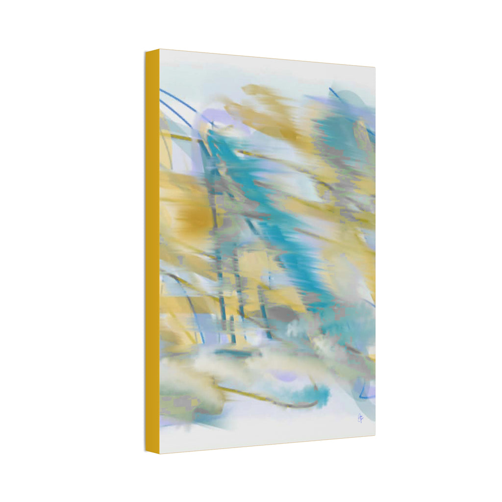 Abstract Coastal Breeze Canvas — Stretched 1.5" Wall Art