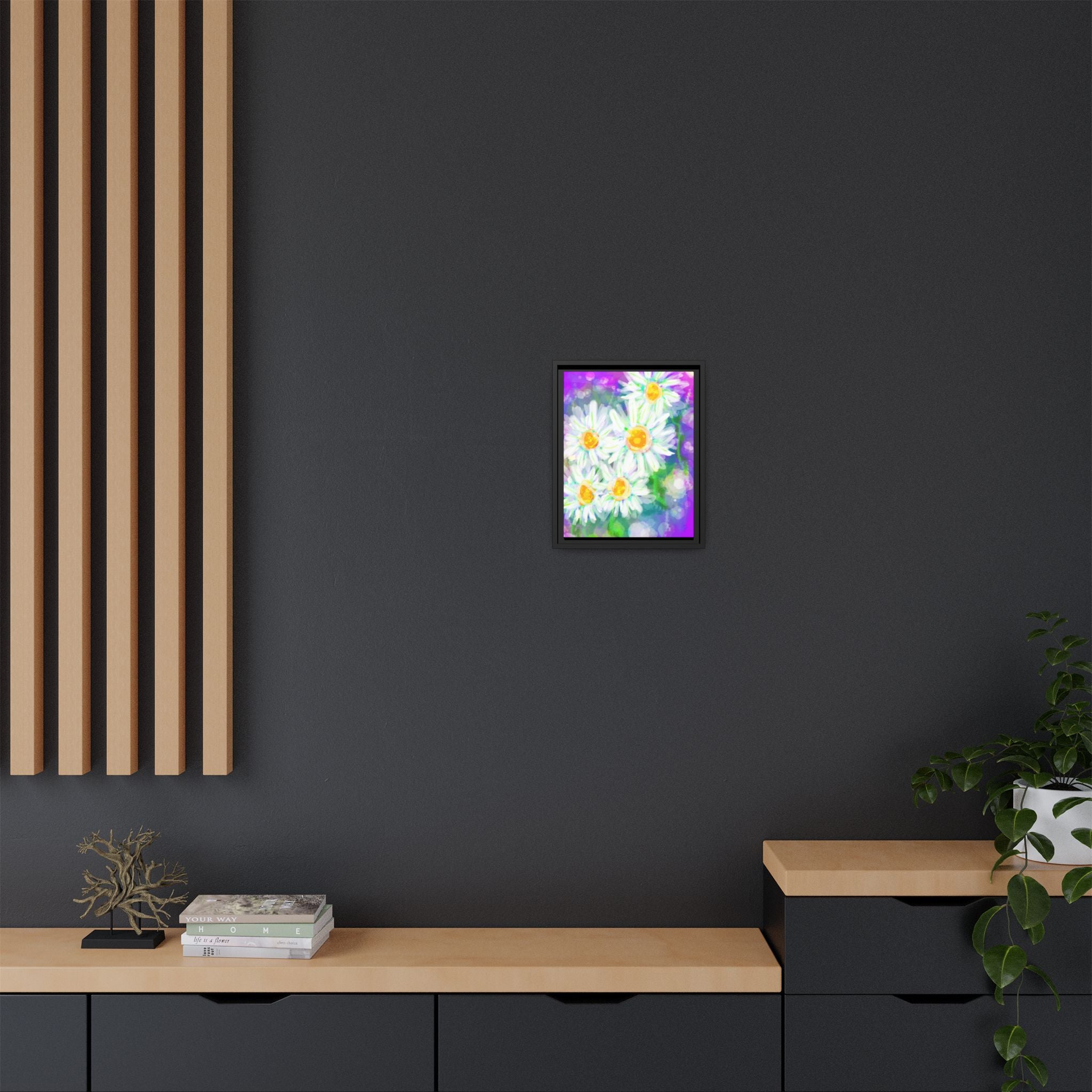 Matte Canvas, Framed (Multi-color)