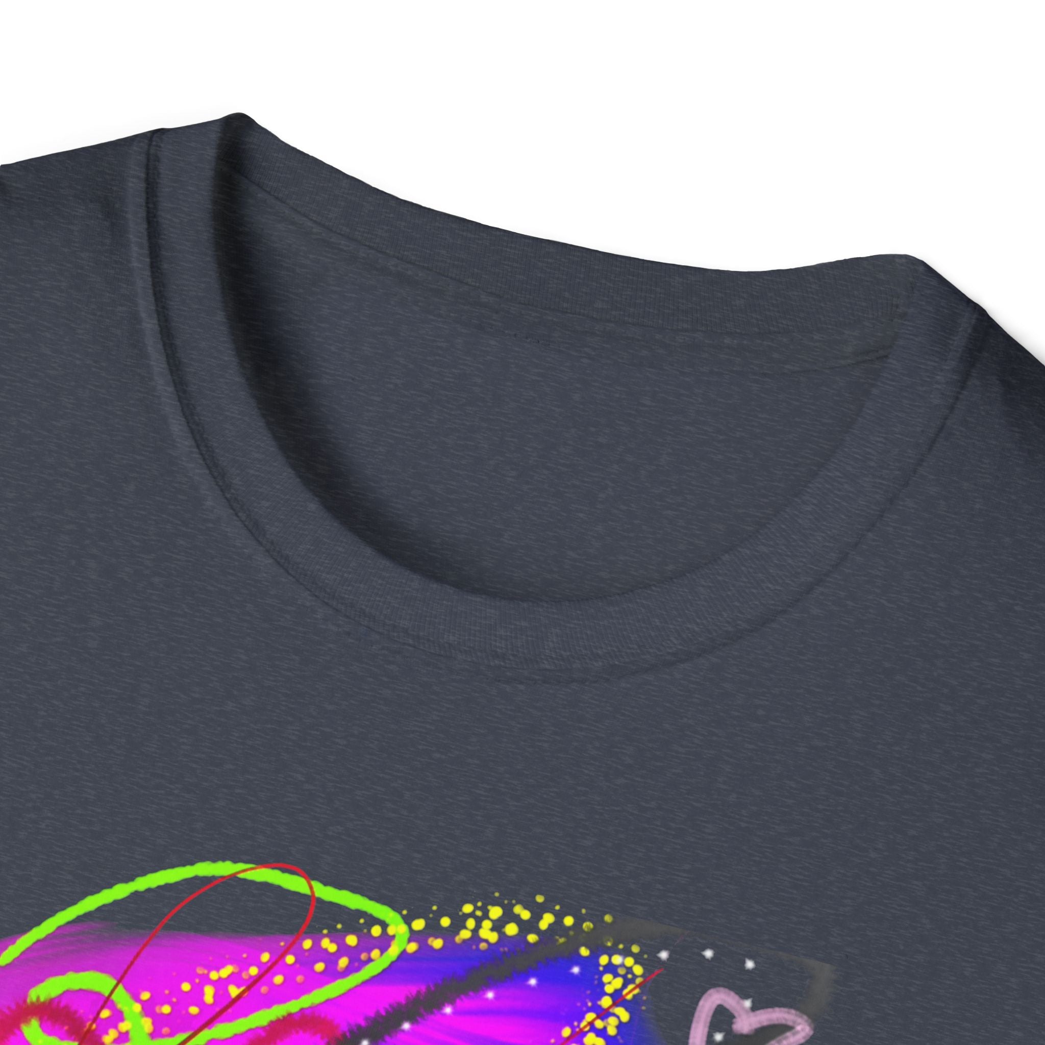 Abstract Neon Love T-Shirt — Colorful Graffiti Art Tee