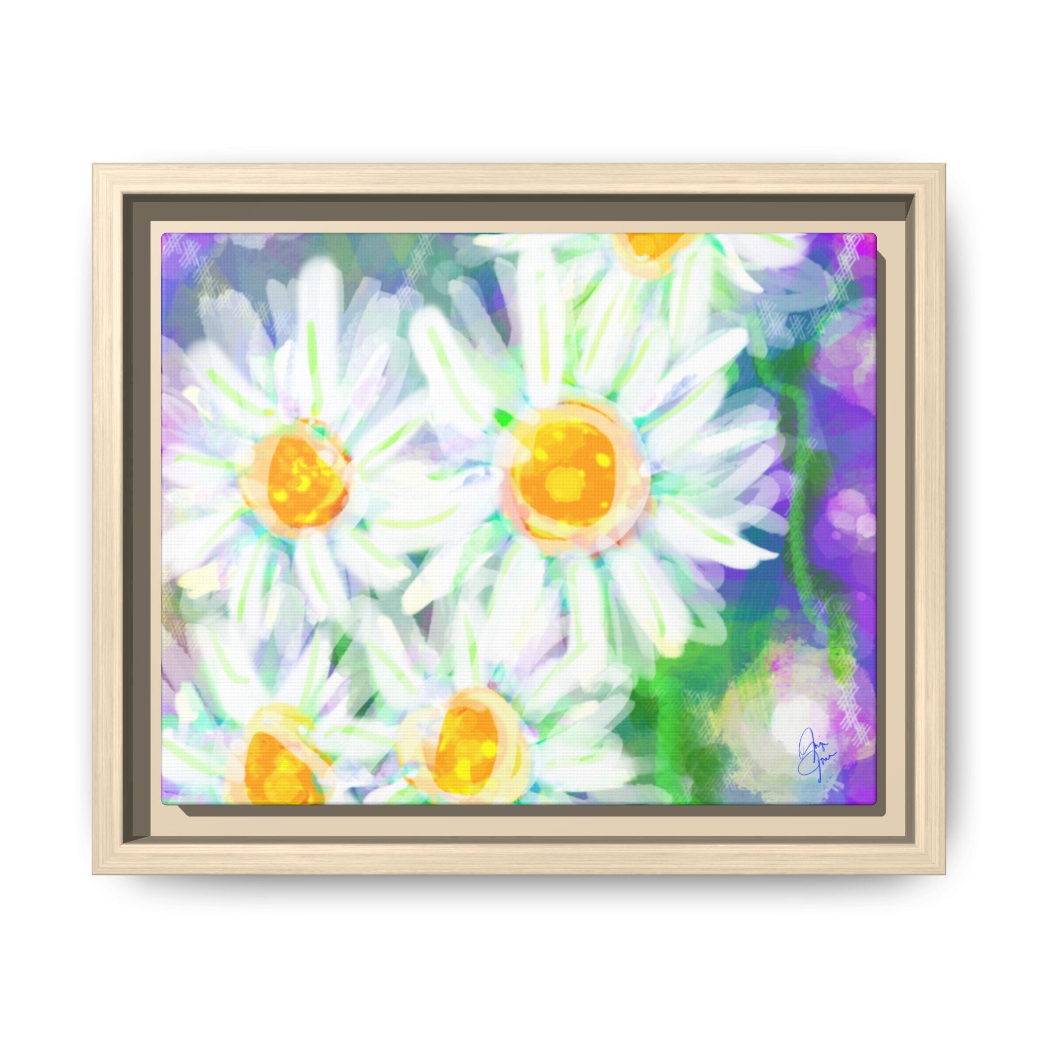 Matte Canvas, Framed (Multi-color)