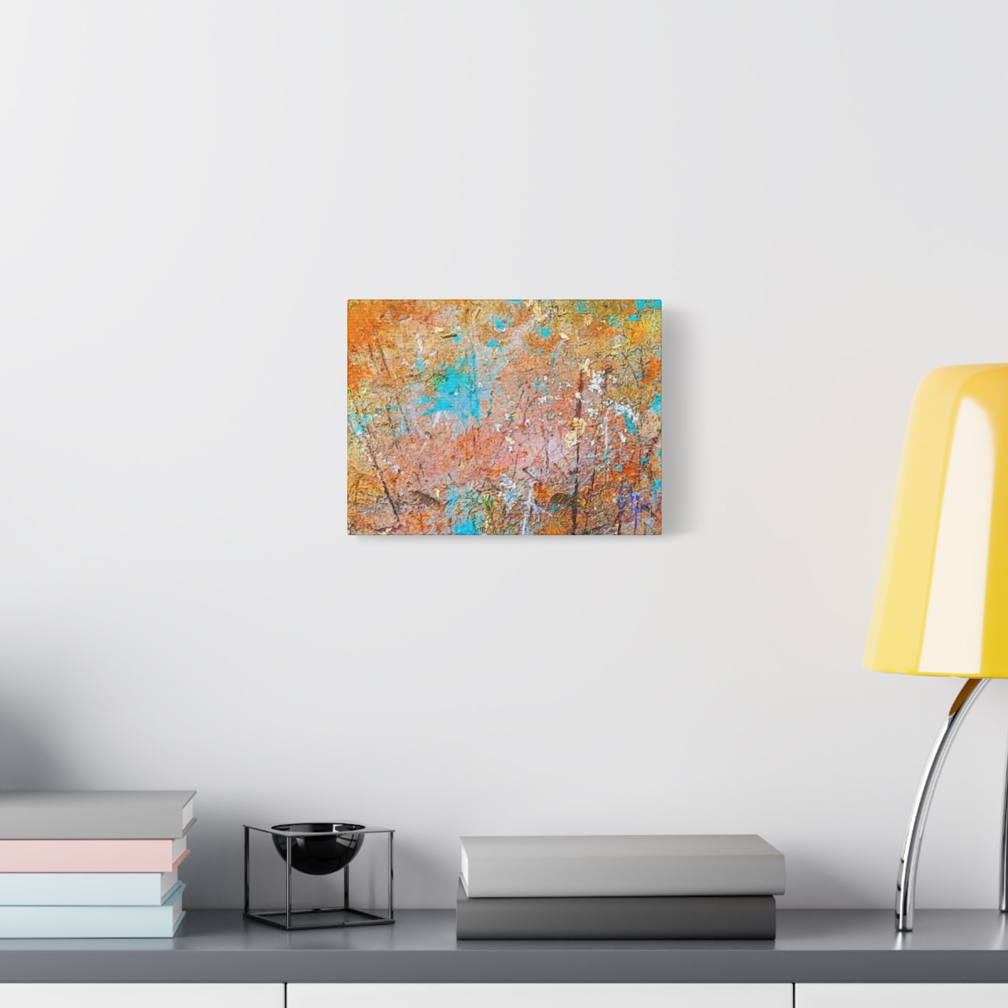 Matte Canvas Wall Art — 'Walk in the Woods' Abstract by Angie Jones (Stretched 1.25")