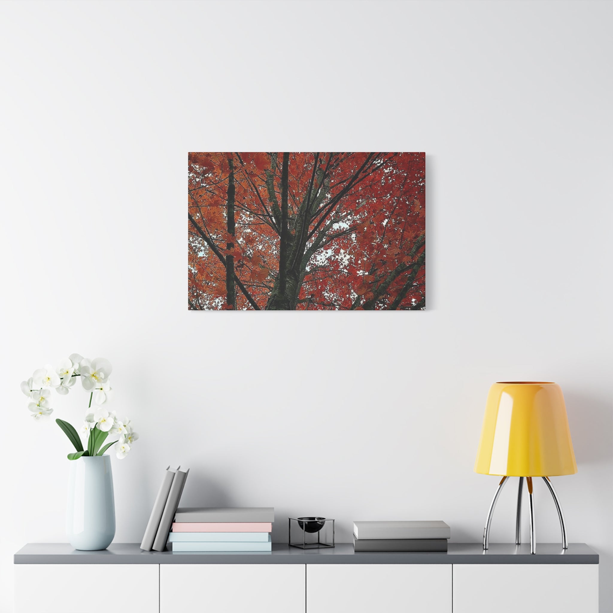 Autumn Maple Tree Matte Canvas Print — Stretched 1.25"
