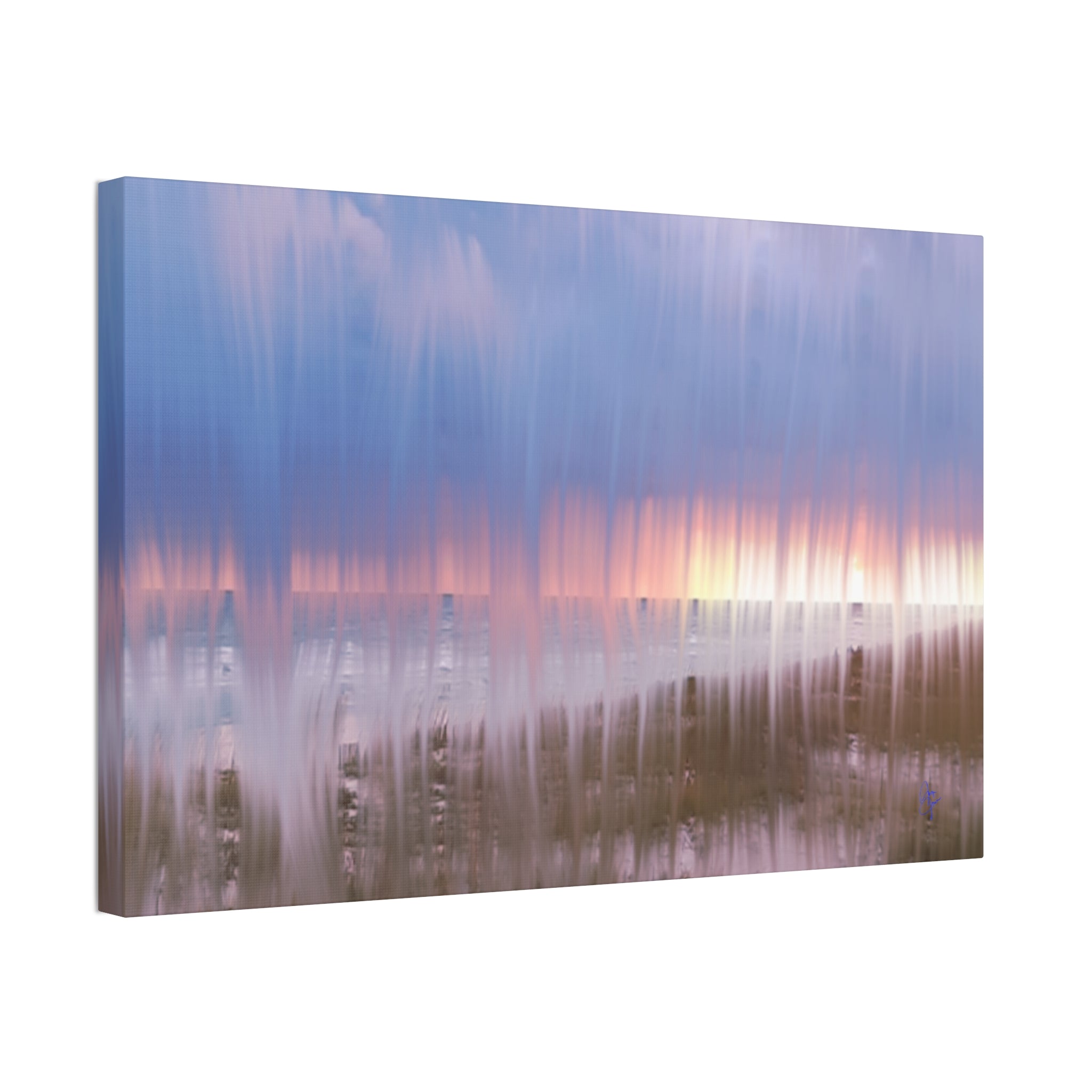 Abstract Sunset Canvas Print — Stretched 1.5"