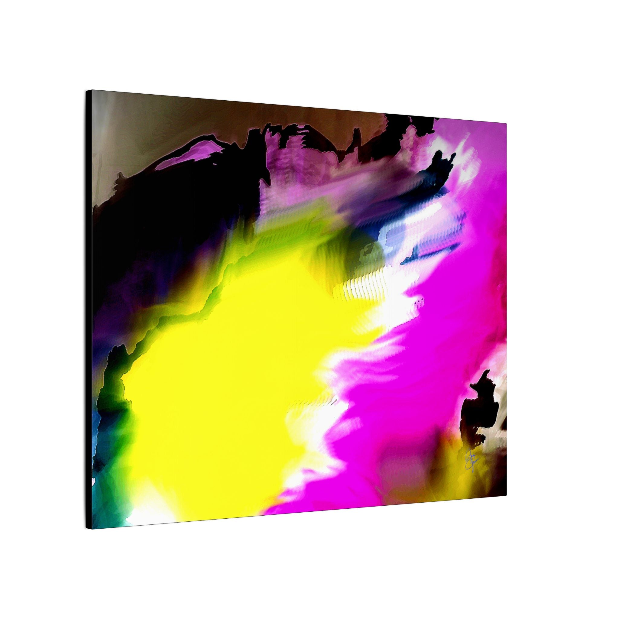 Abstract Color Splash Matte Canvas Wall Art