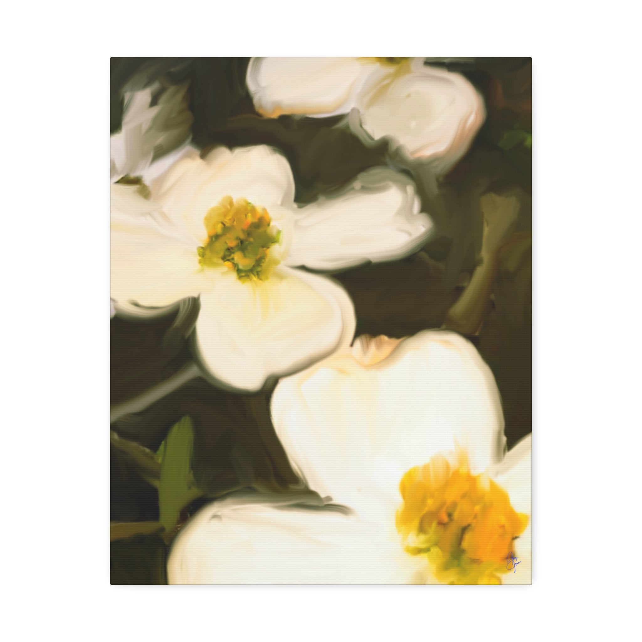 Davey Dogwood Park Palestine TX Canvas Wall Art