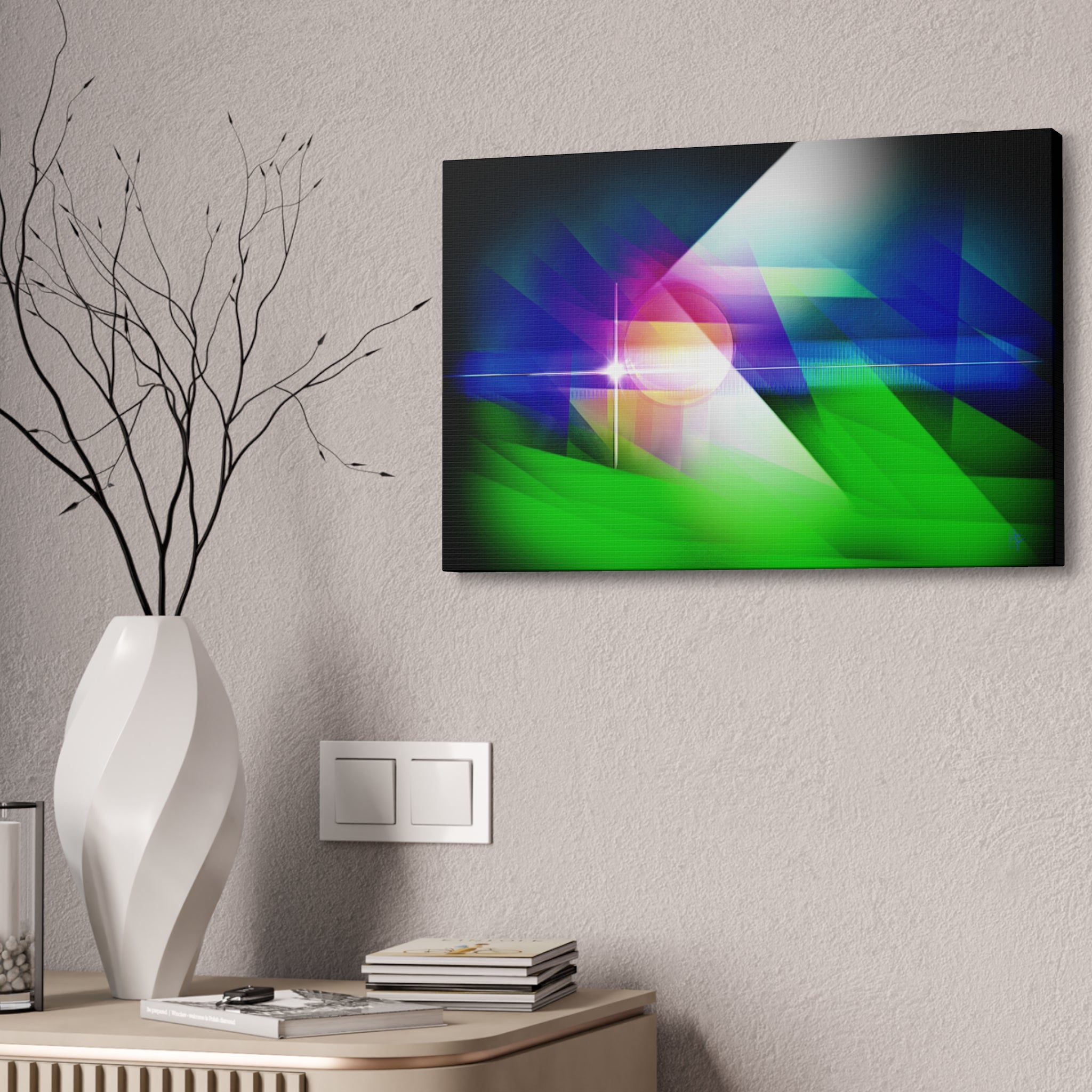Let There Be Light! Stretched Canvas Wall Art — 1.5" Depth