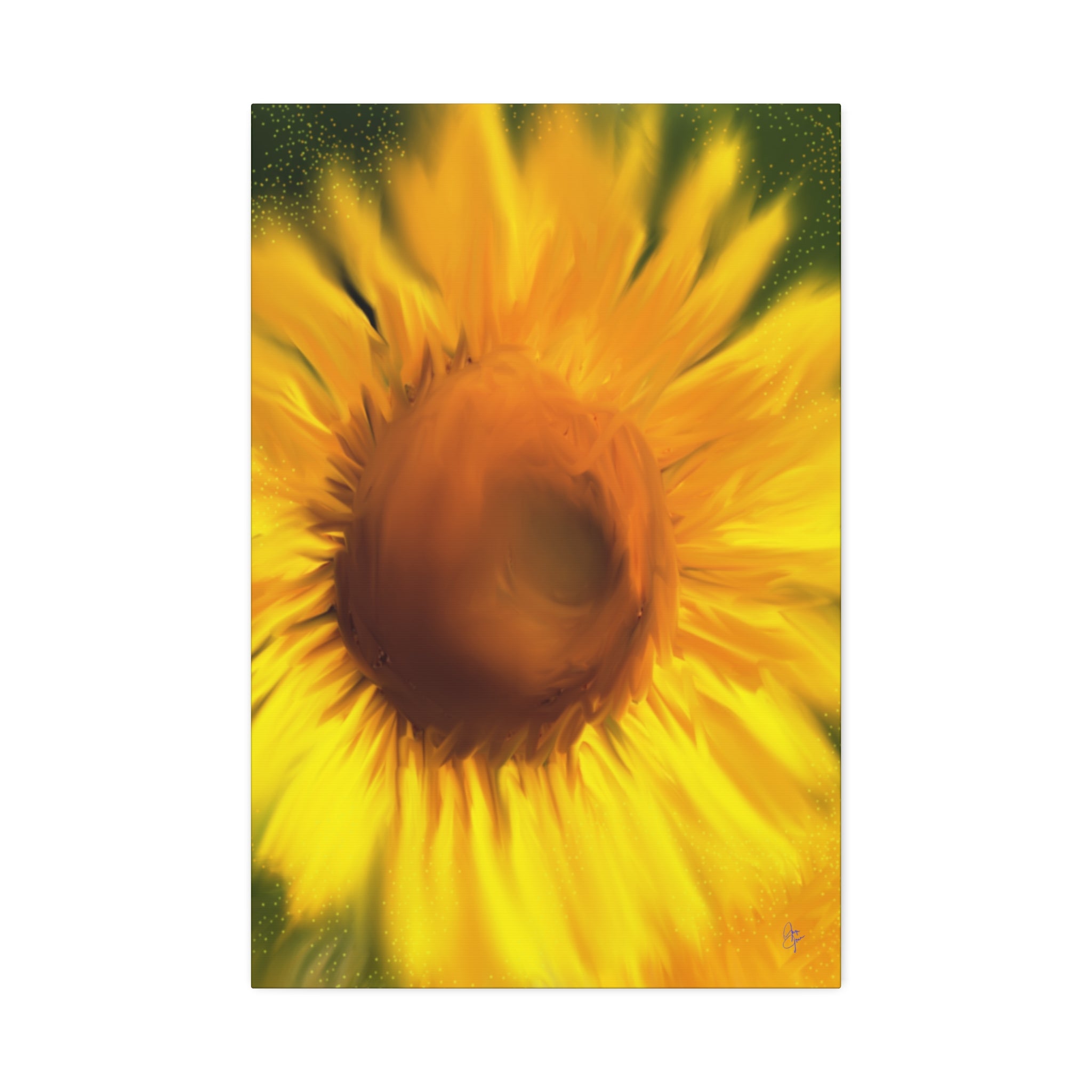 Sunflower Canvas Wall Art — Vibrant Floral Stretched Canvas