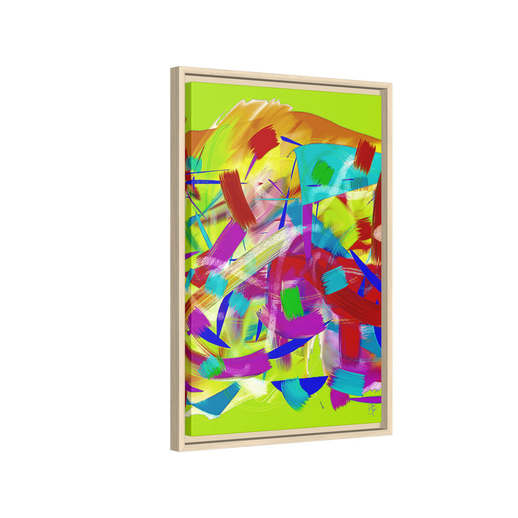 Matte Canvas, Framed (Multi-color)