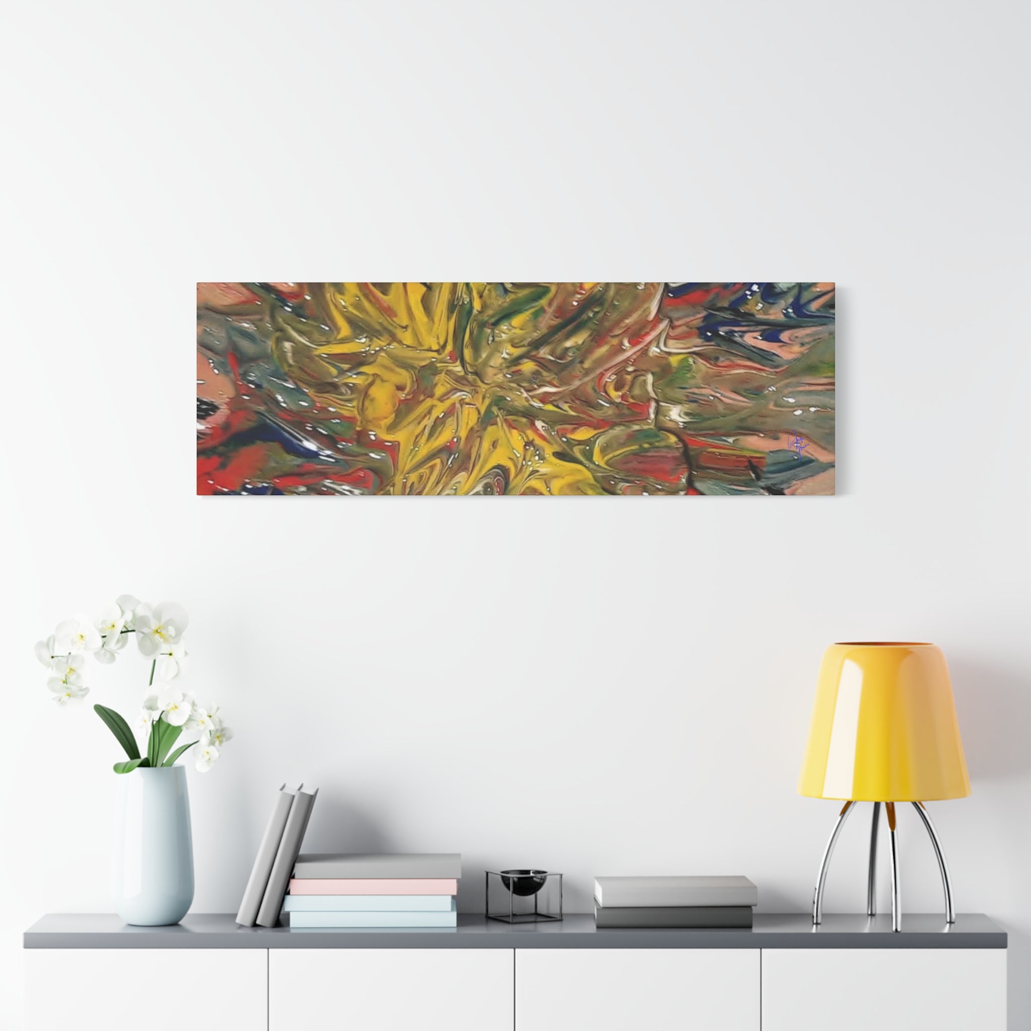 Vibrant Abstract Wall Art Canvas