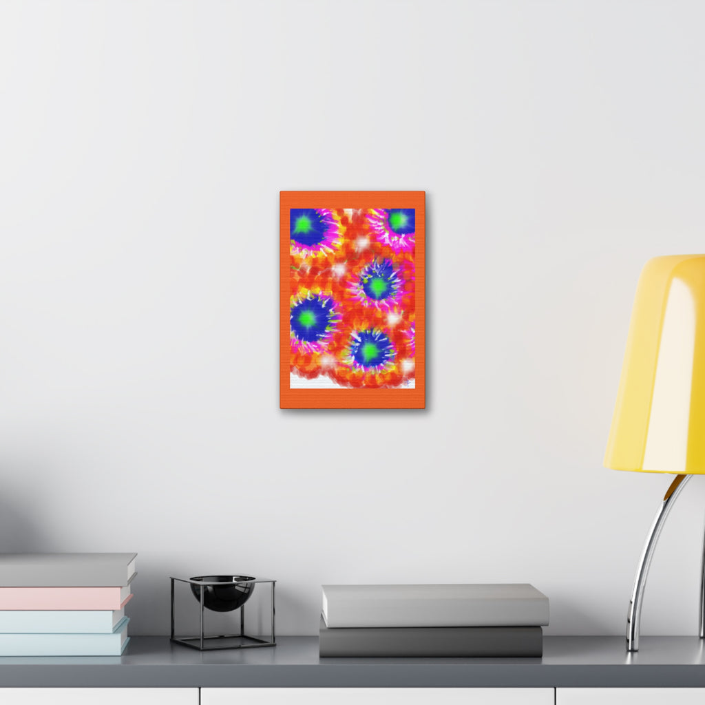 Tie-Dye Burst Canvas Print — Vibrant Abstract Wall Art