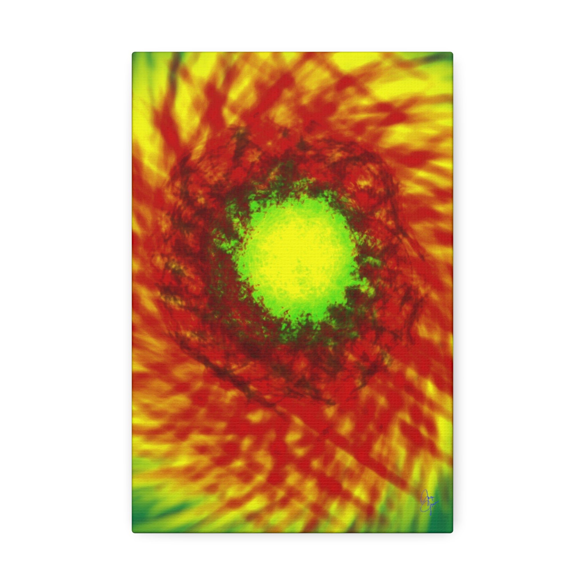 Glowing Blossom Canvas Stretched 1.5"