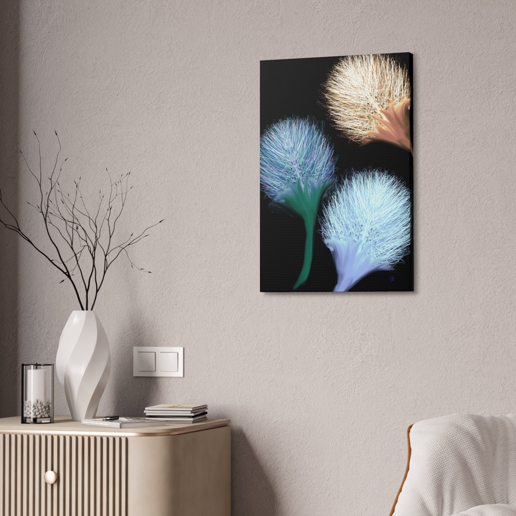 Floral Frond Canvas