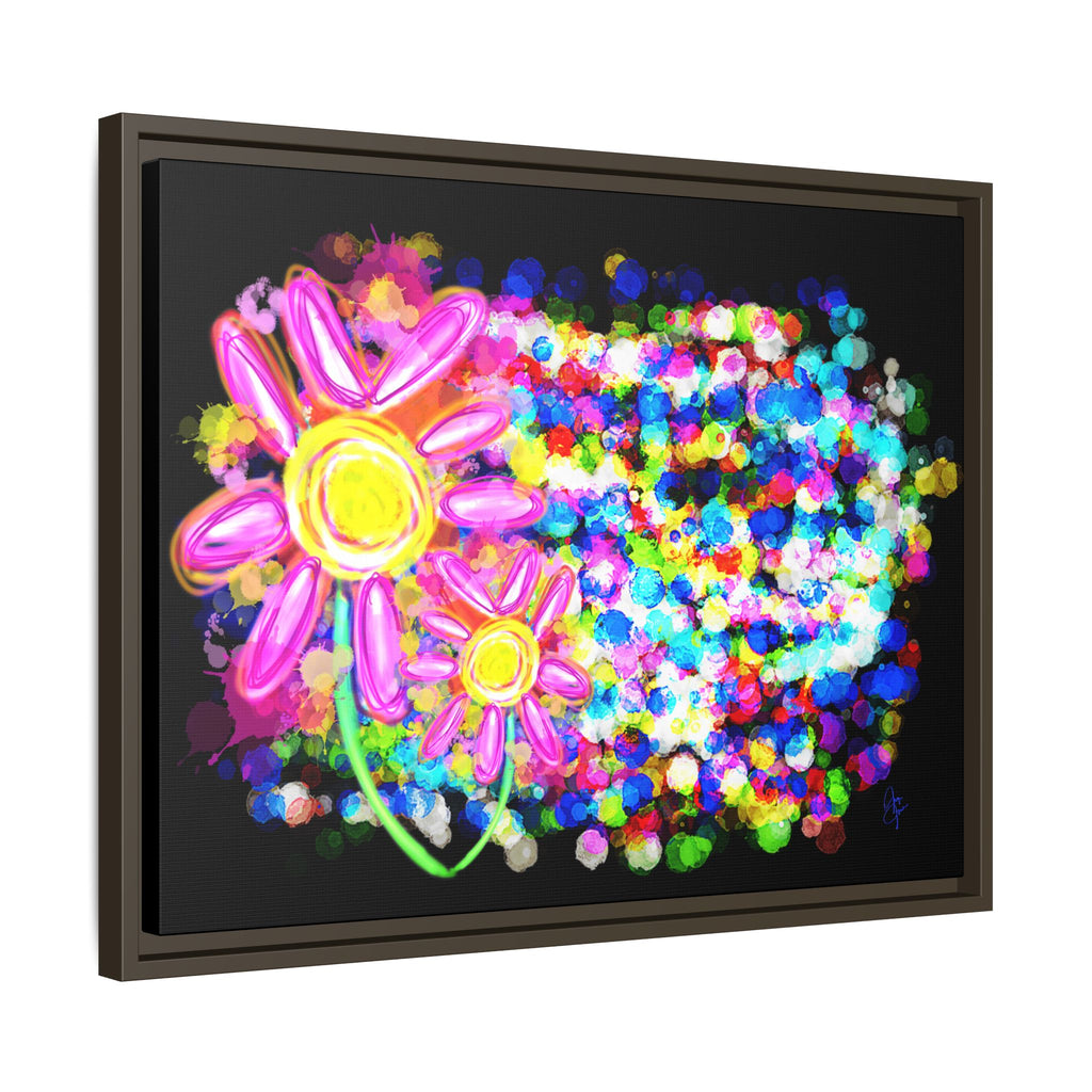 Playful Color Matte Canvas Framed Wall Art