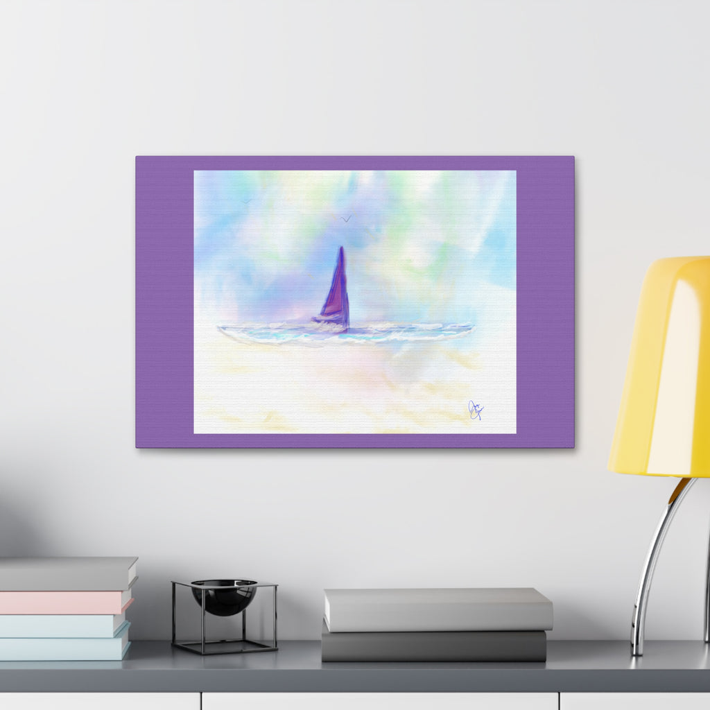 Sailboat Seascape Canvas