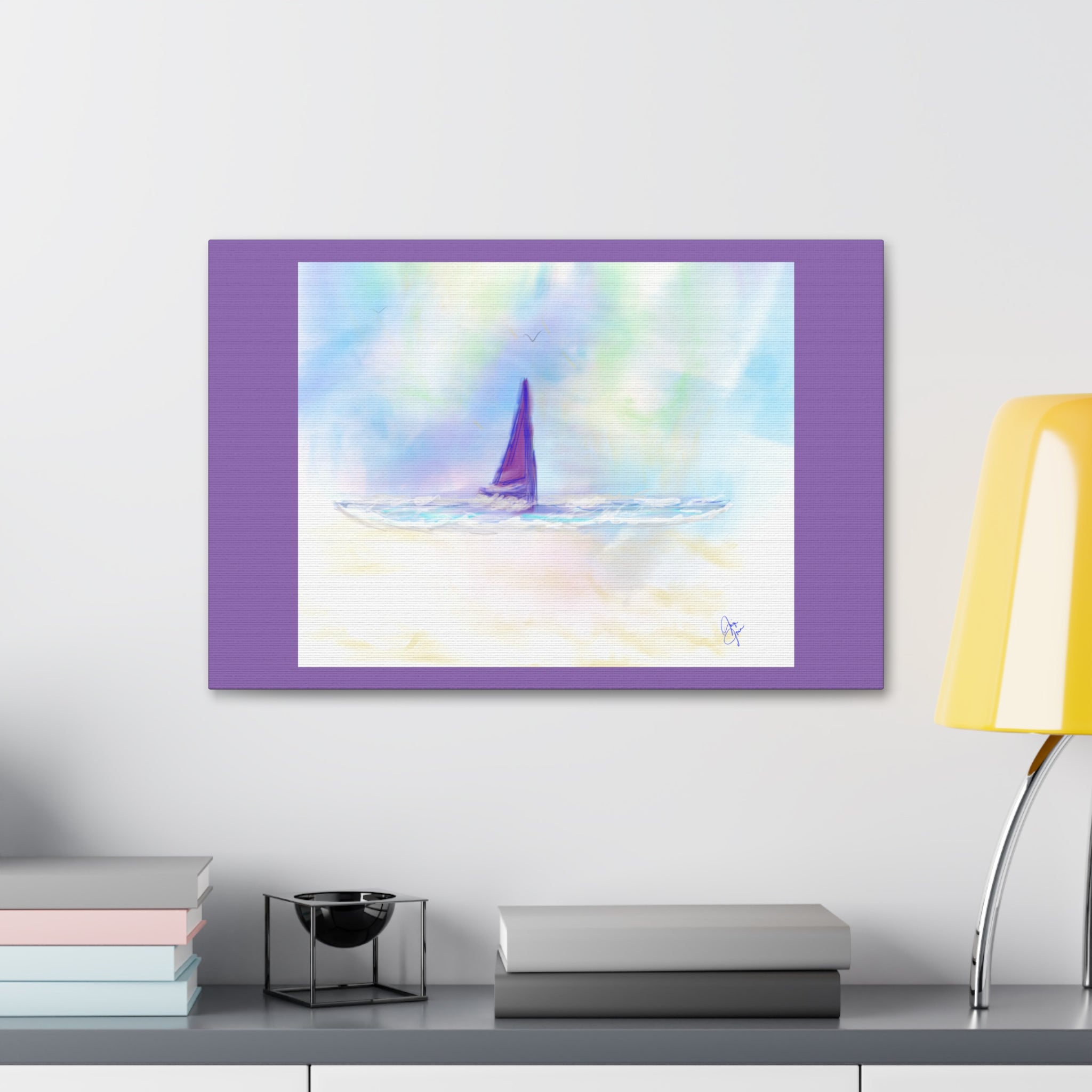Sailboat Seascape Canvas