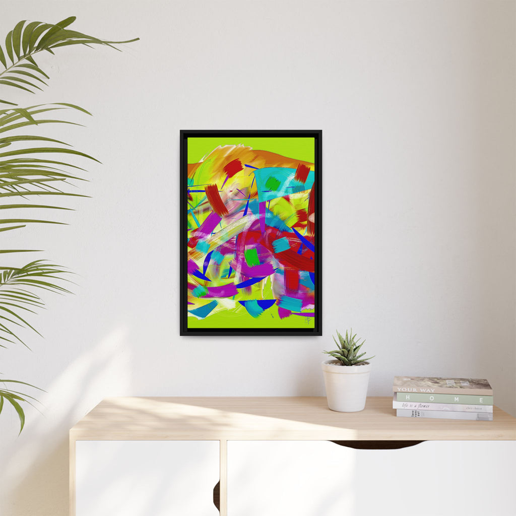 Matte Canvas, Framed (Multi-color)