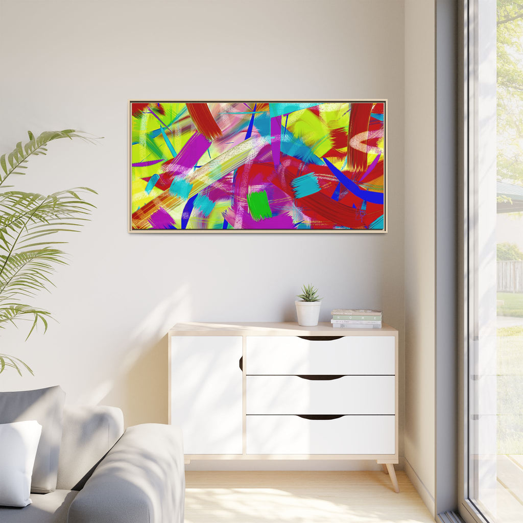 Matte Canvas, Framed (Multi-color)