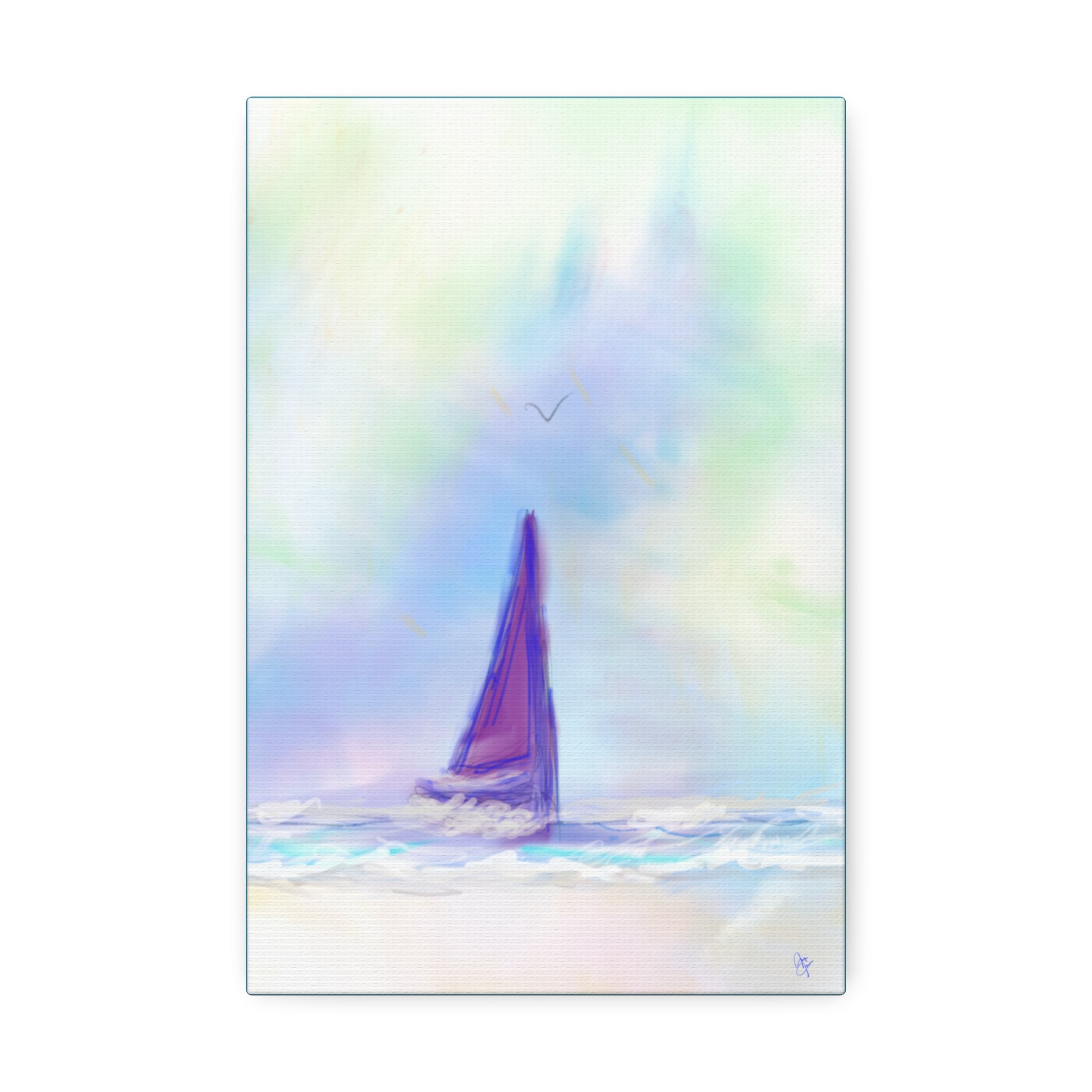 Sailboat Seascape Canvas