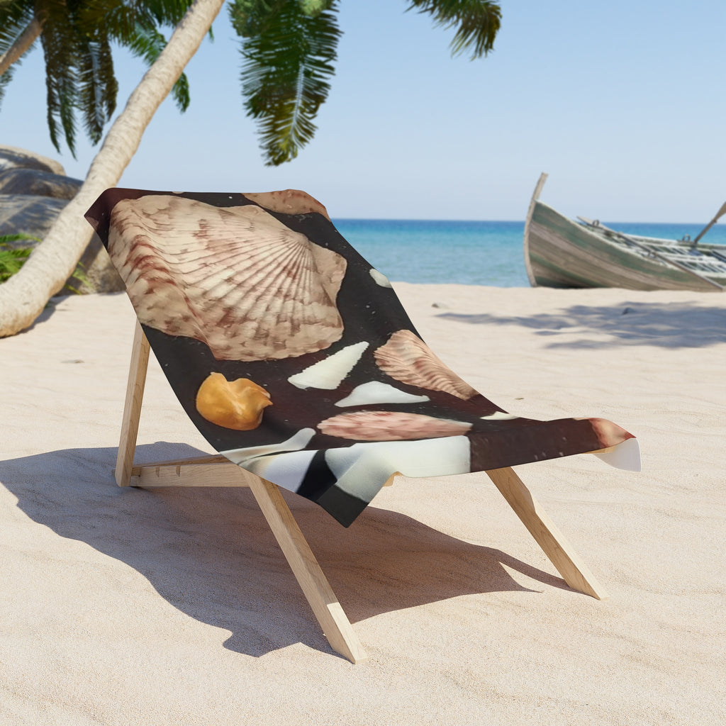 Seashell Beach Towel - Cozy Coastal Serenity for Summertime Fun