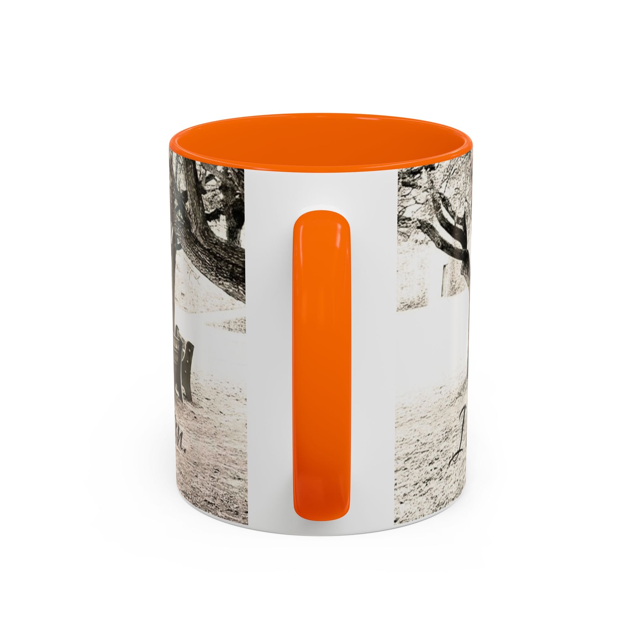Conversation Bench Coffee Mug — 'I'll Join the Conversation' Accent Ceramic Mug