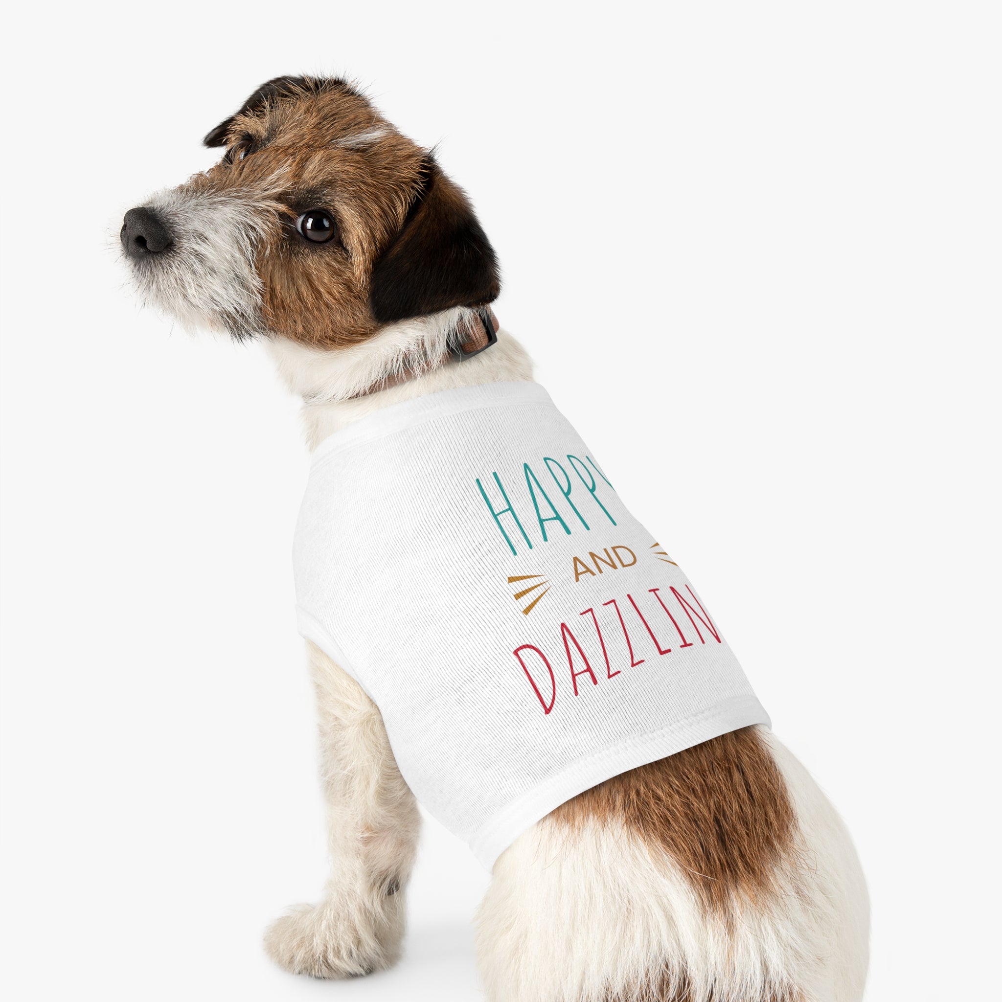 Happy & Dazzling Pet Tank Top for Fun-Loving Pets I