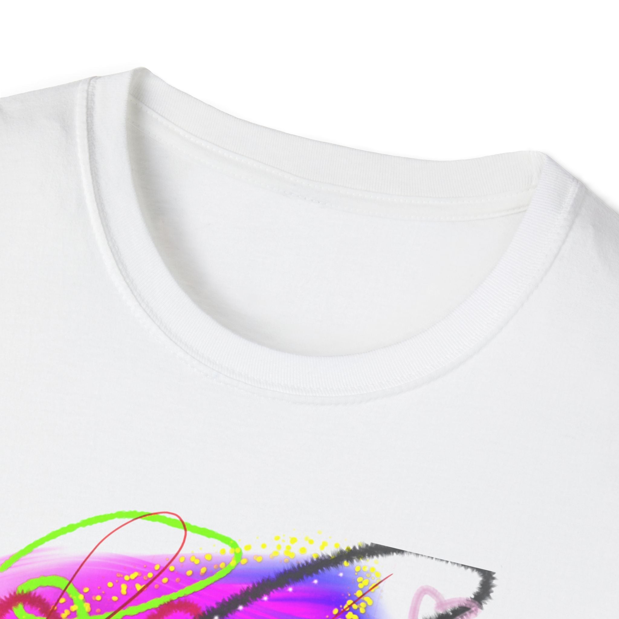 Abstract Neon Love T-Shirt — Colorful Graffiti Art Tee