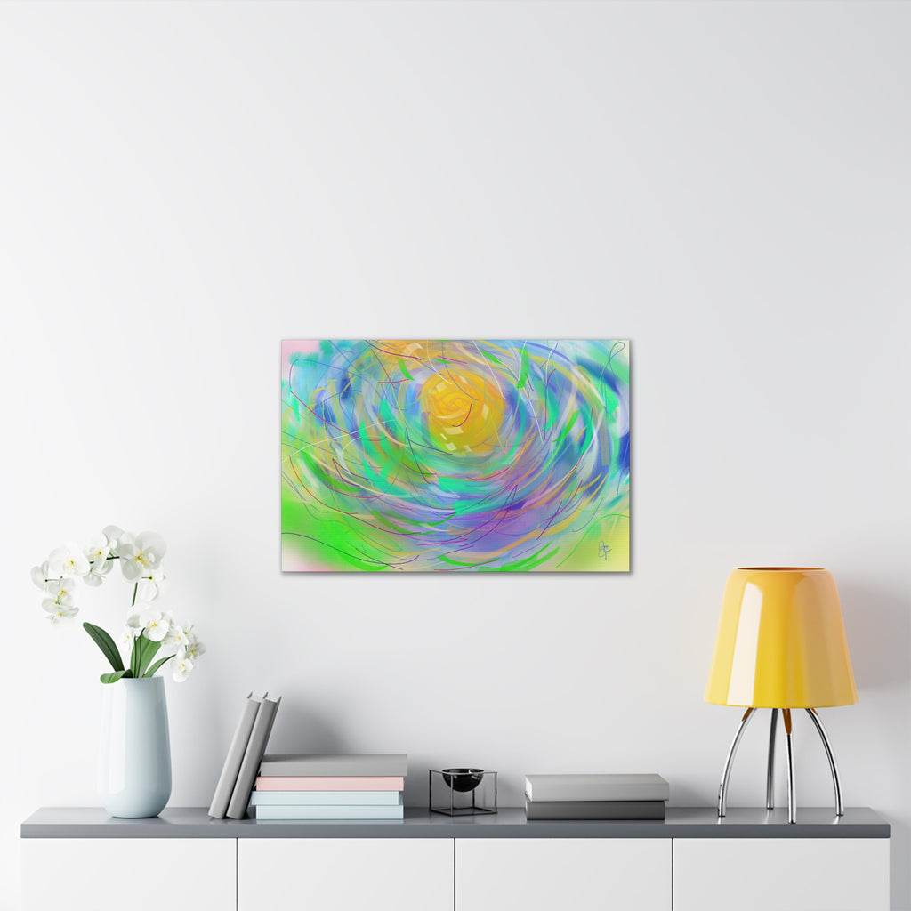 Abstract Floral Canvas
