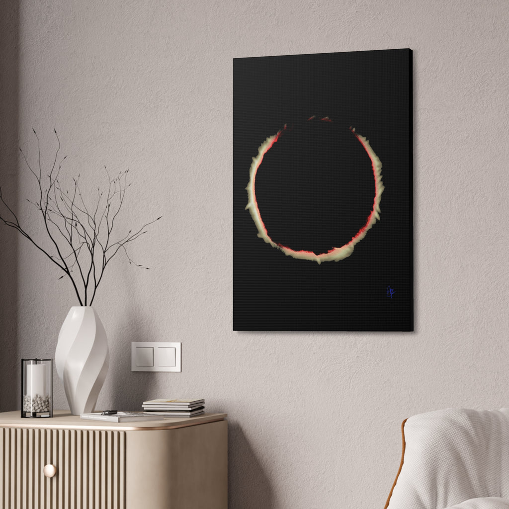 Solar Eclipse Canvas Stretched 1.5" — Wall Art Print