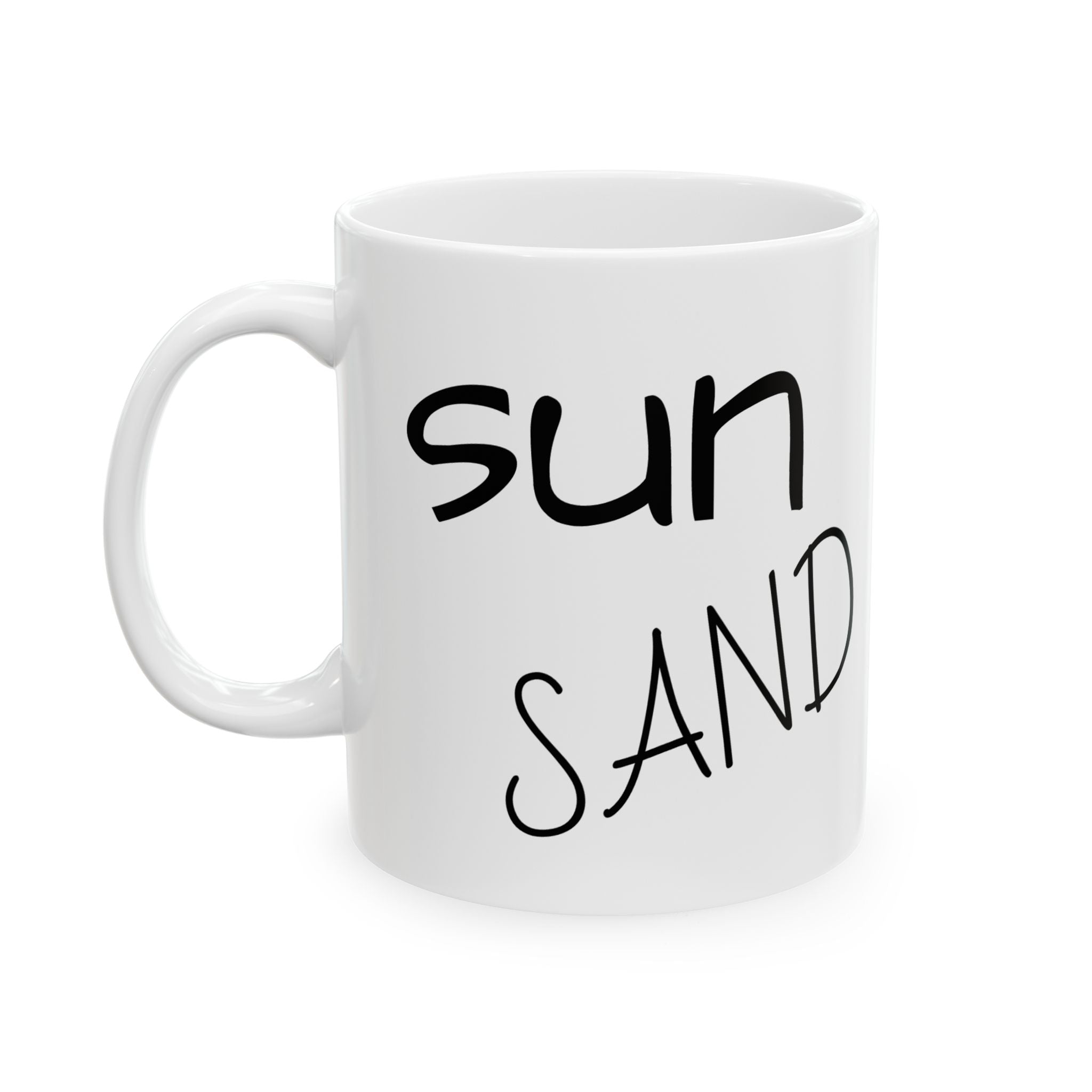 Beach Vibes Ceramic Mug - Perfect for Summer Sips